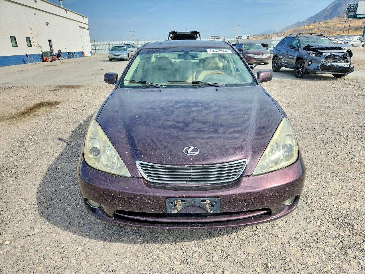 2005 Lexus Es 330 Maroon vin: JTHBA30G155116157
