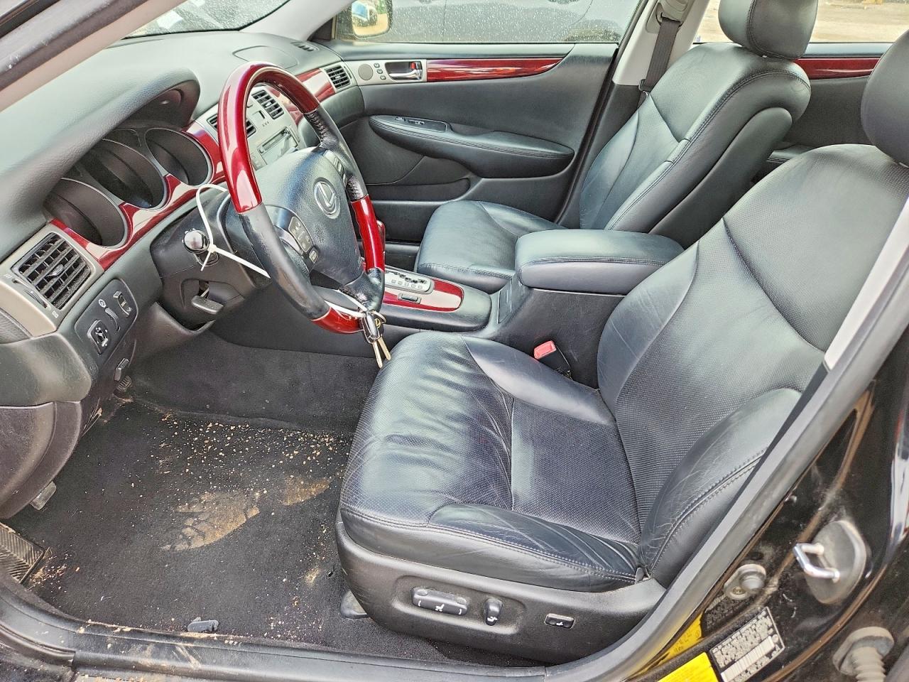2005 Lexus Es 330 Черный vin: JTHBA30G155117762