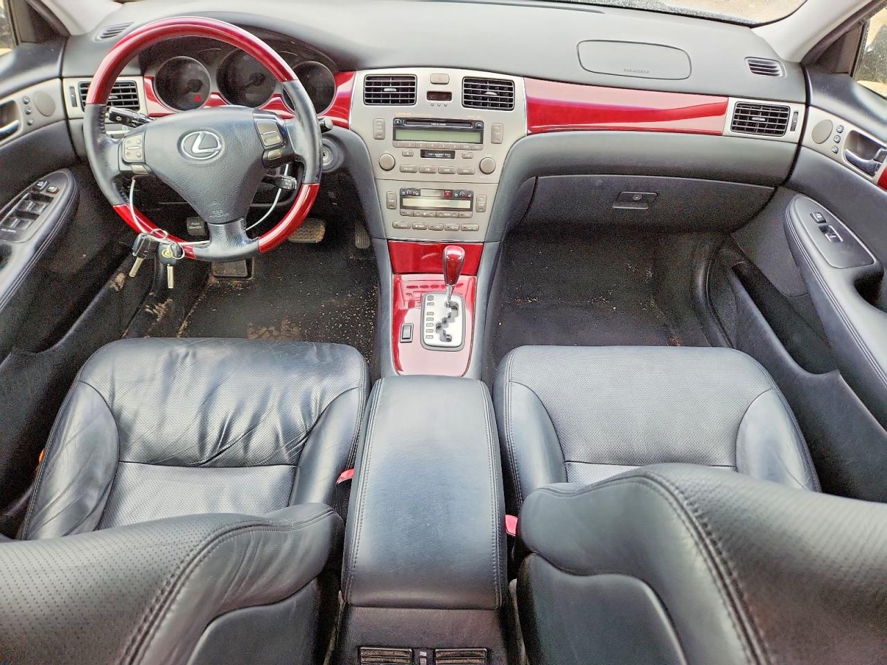2005 Lexus Es 330 Черный vin: JTHBA30G155117762