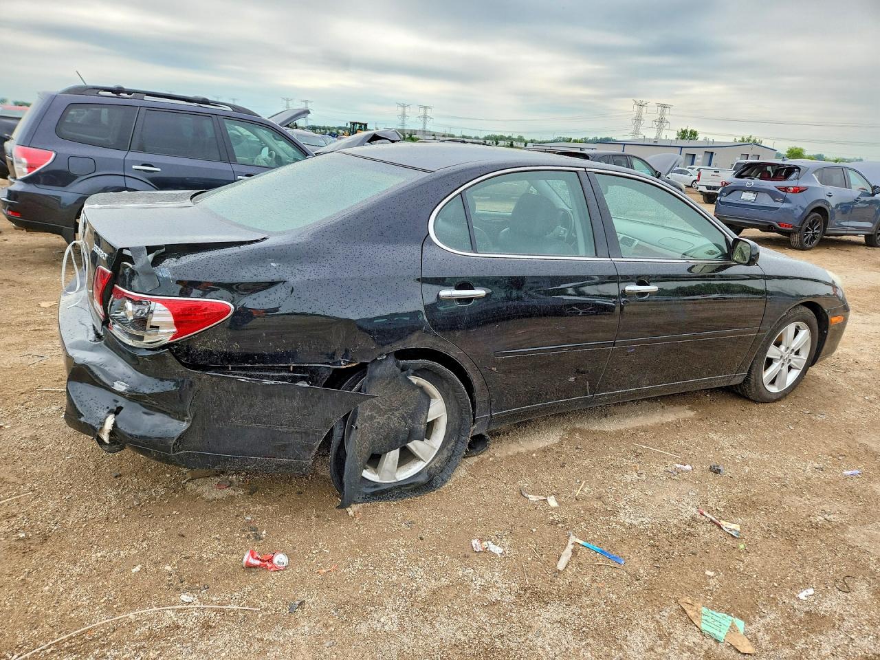 2005 Lexus Es 330 Черный vin: JTHBA30G155117762