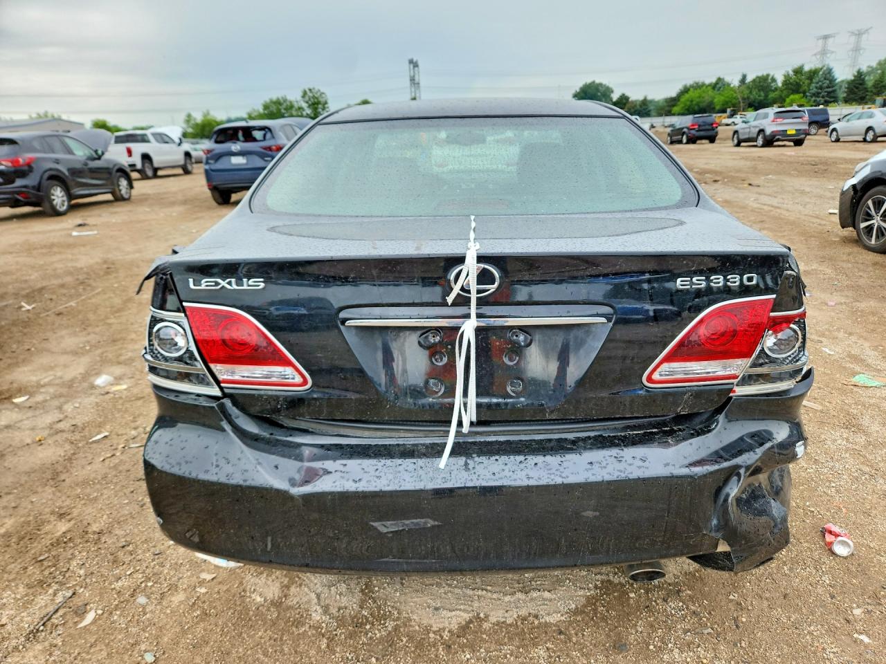 2005 Lexus Es 330 Черный vin: JTHBA30G155117762