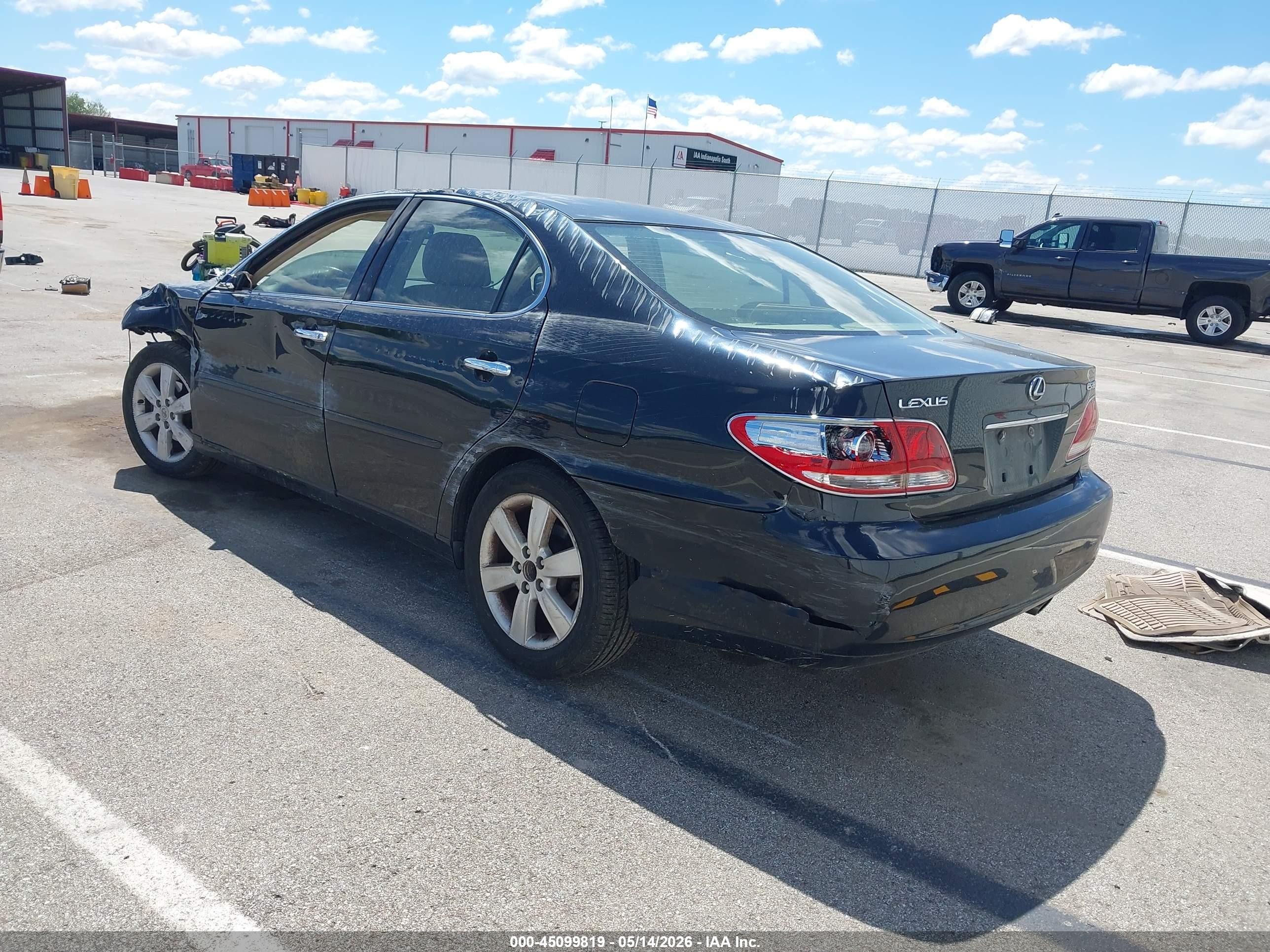 2005 Lexus Es 330 Черный vin: JTHBA30G155141334