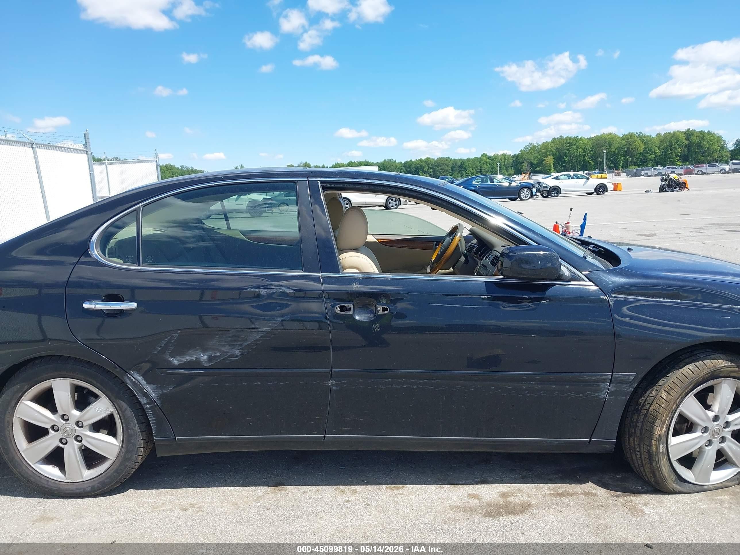 2005 Lexus Es 330 Черный vin: JTHBA30G155141334
