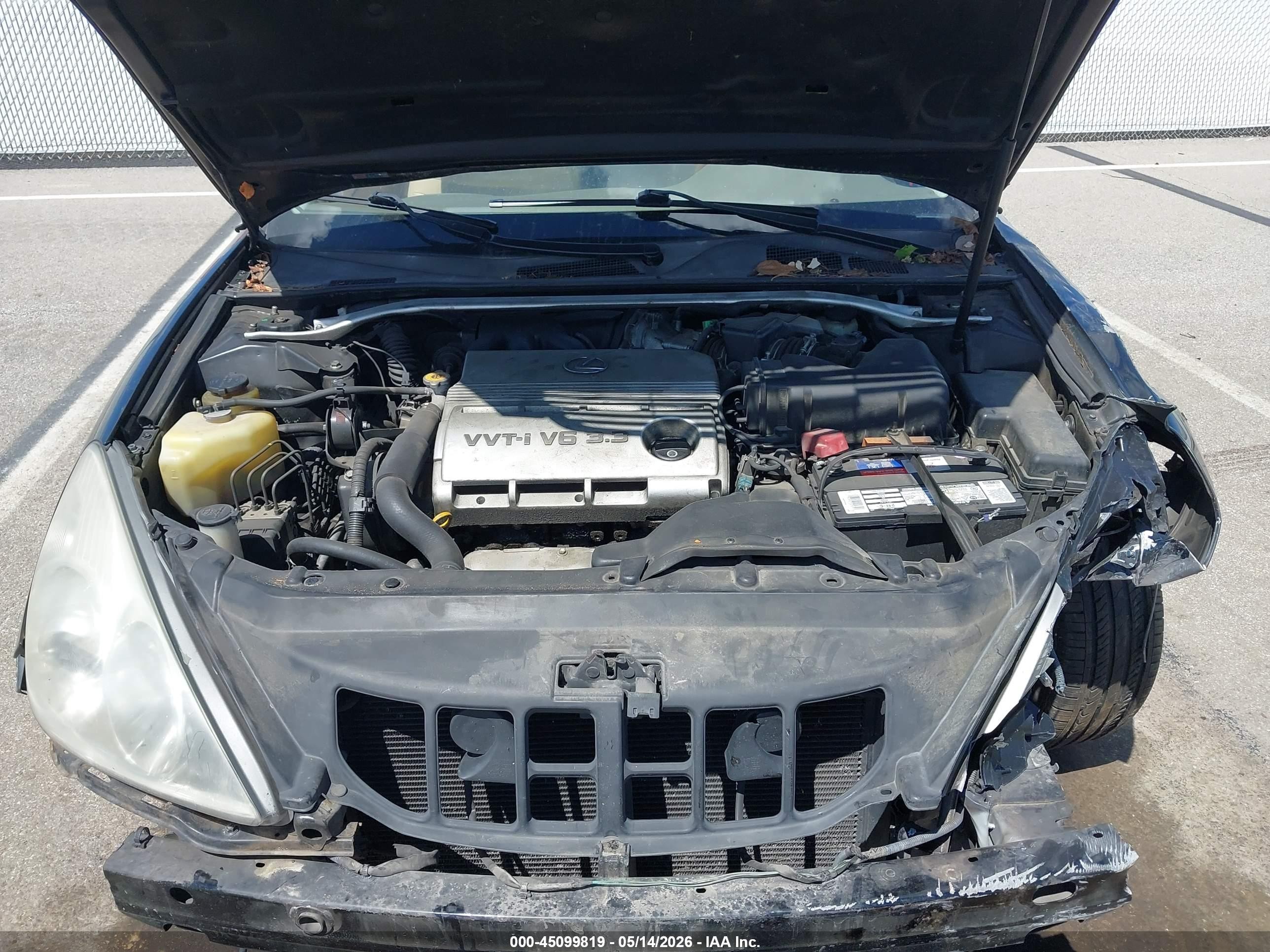 2005 Lexus Es 330 Черный vin: JTHBA30G155141334