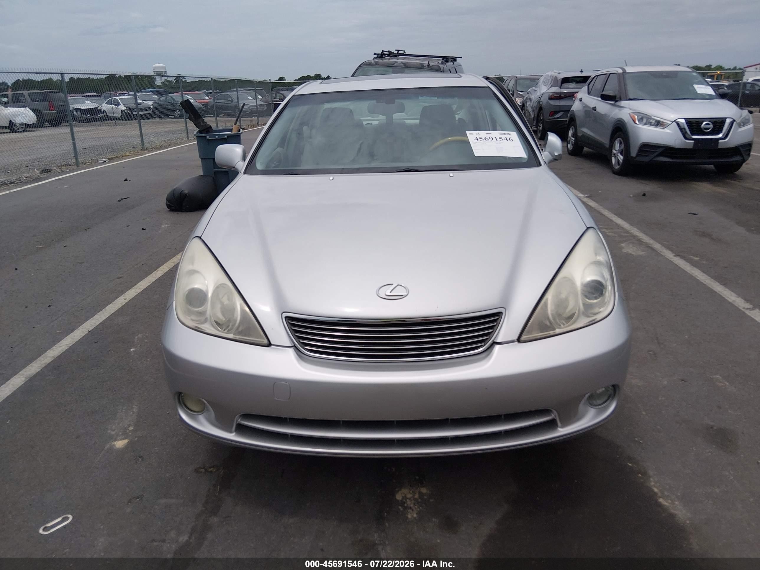 2006 Lexus Es 330   Silver vin: JTHBA30G165143019