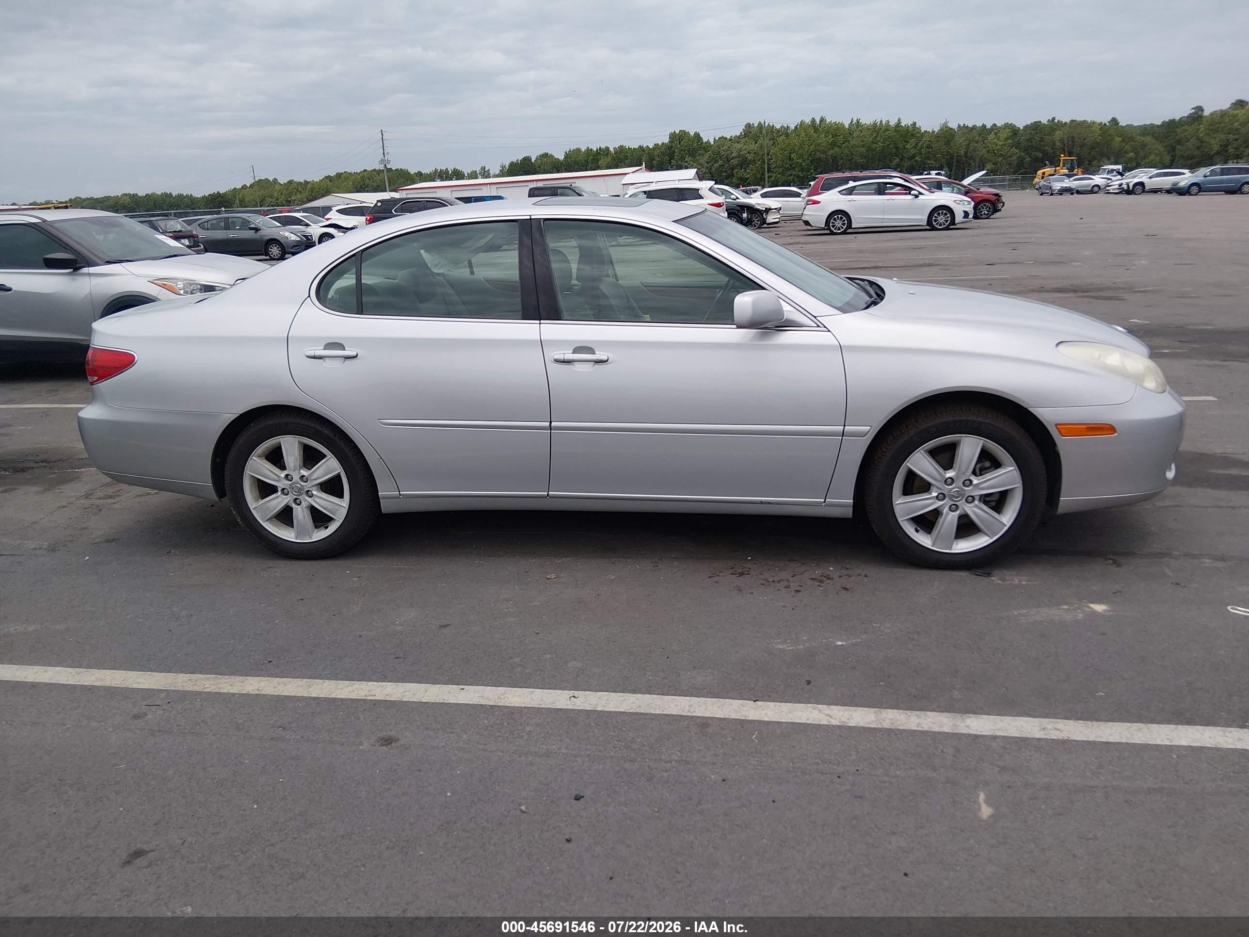 2006 Lexus Es 330   Silver vin: JTHBA30G165143019
