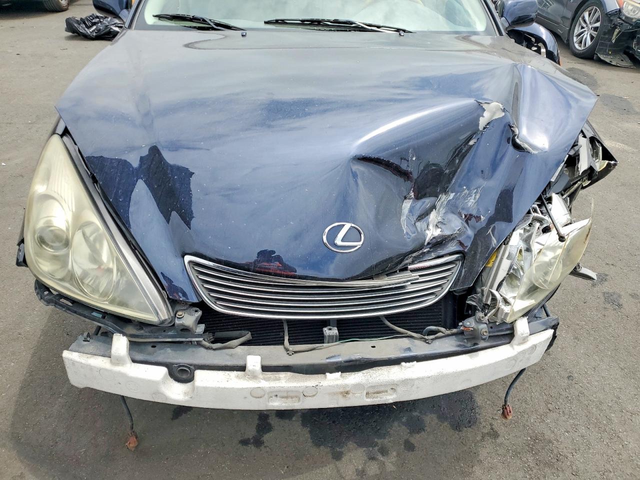 2006 Lexus Es 330 Blue vin: JTHBA30G165145966