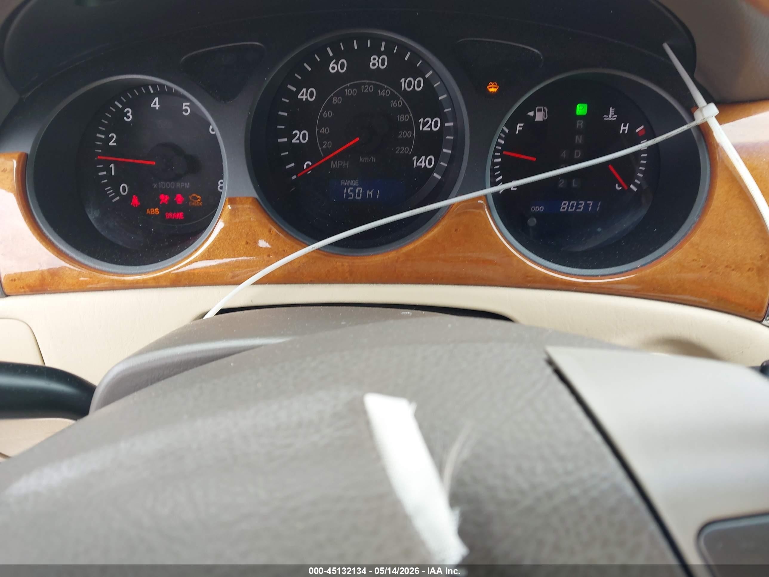2006 Lexus Es 330   Gold vin: JTHBA30G165158684