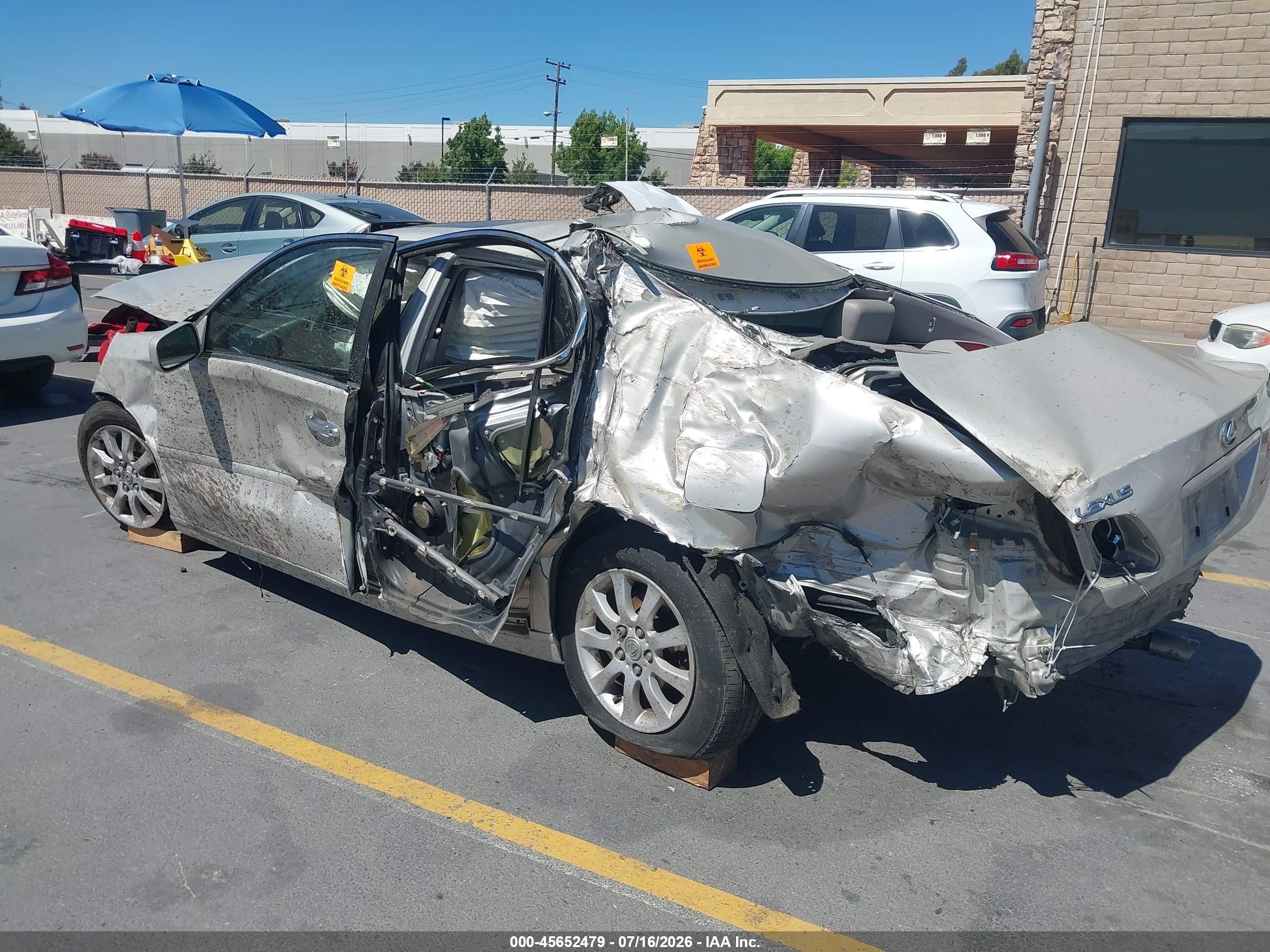 2004 Lexus Es 330   Gray vin: JTHBA30G240022509
