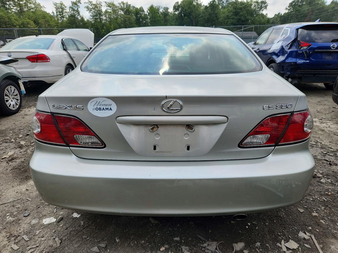 2004 Lexus Es 330 Silver vin: JTHBA30G245001095
