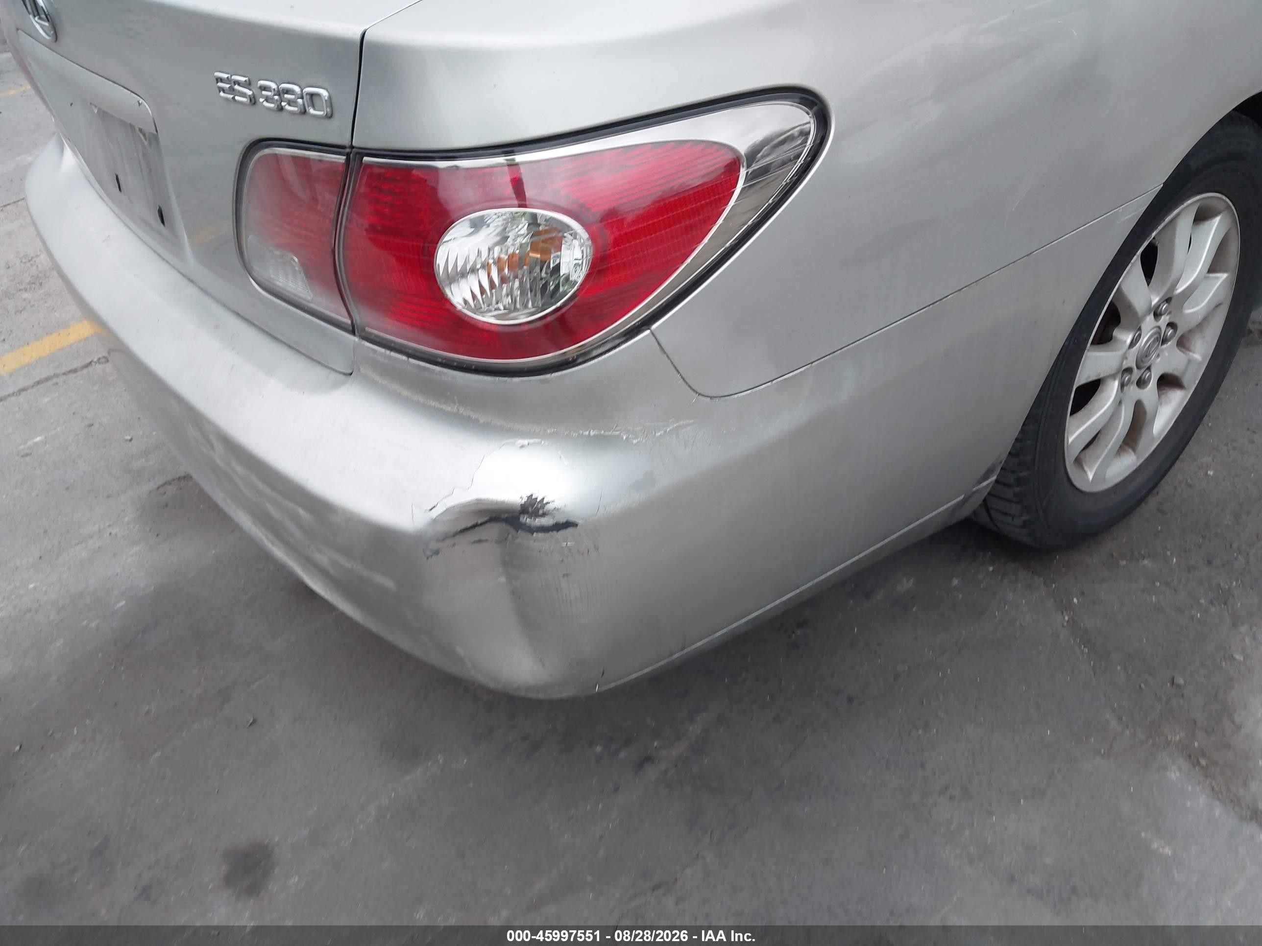 2004 Lexus Es 330   Silver vin: JTHBA30G245010542