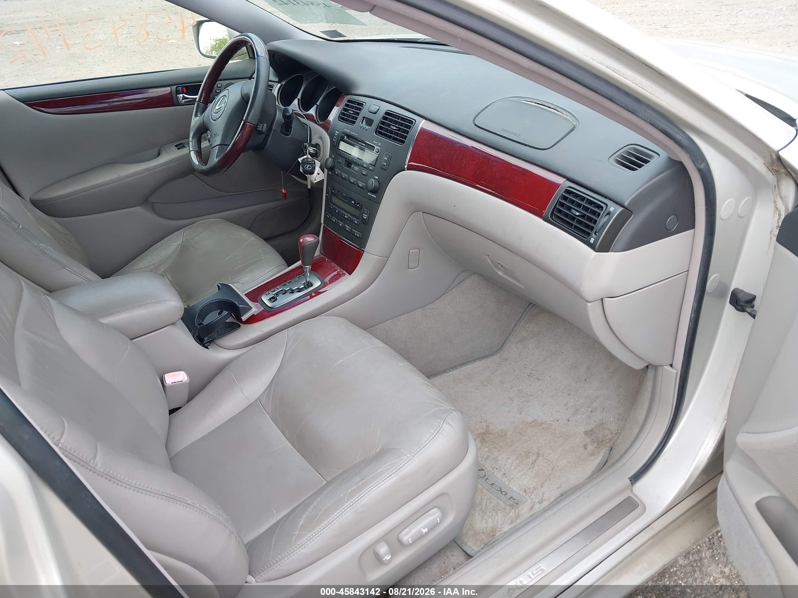 2004 Lexus Es 330   Silver vin: JTHBA30G245020035