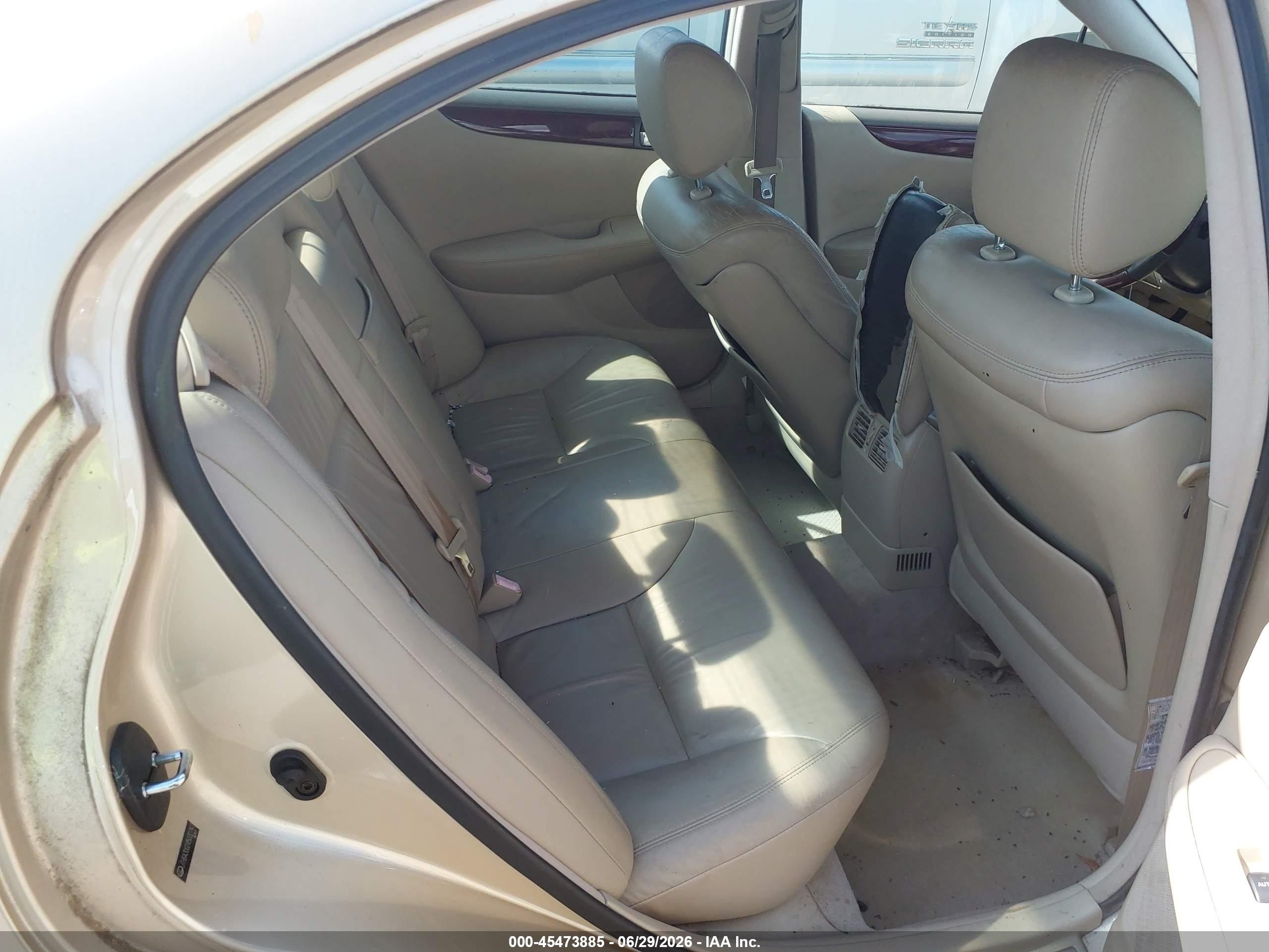 2004 Lexus Es 330   Золотой vin: JTHBA30G245032797