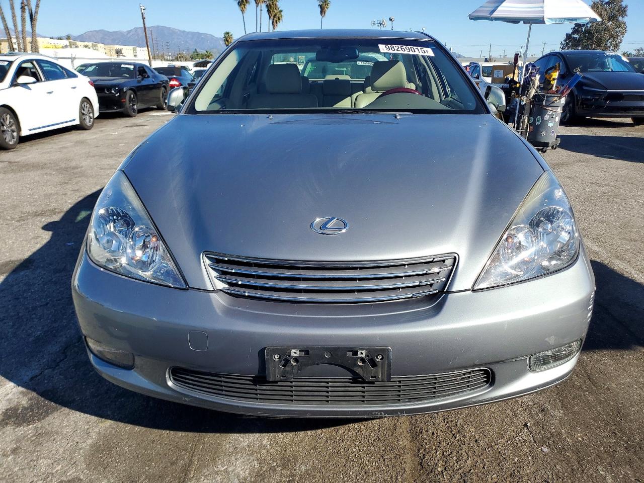 2004 Lexus Es 330 Base Gray vin: JTHBA30G245047509