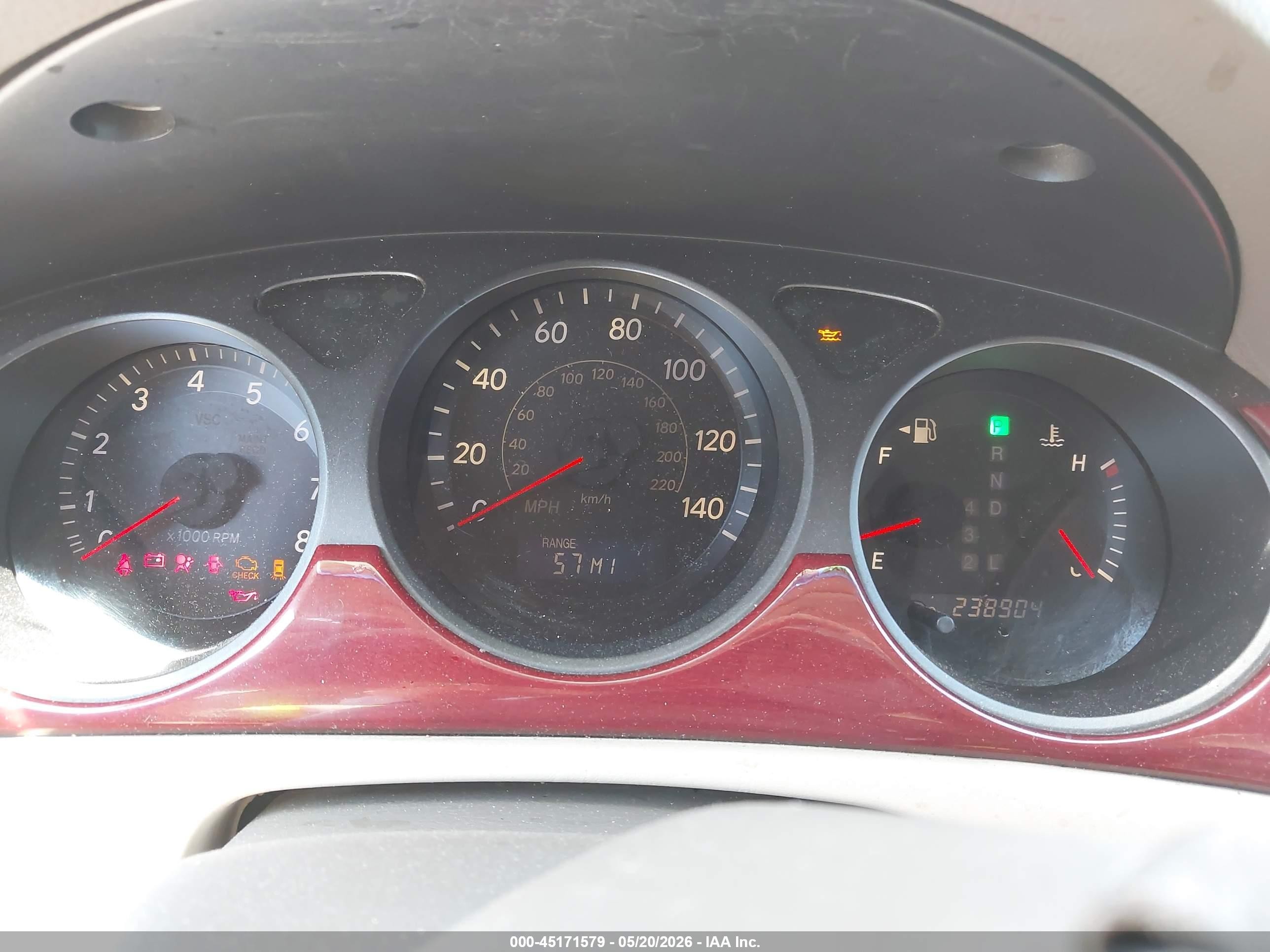 2004 Lexus Es 330   Золотой vin: JTHBA30G245048854