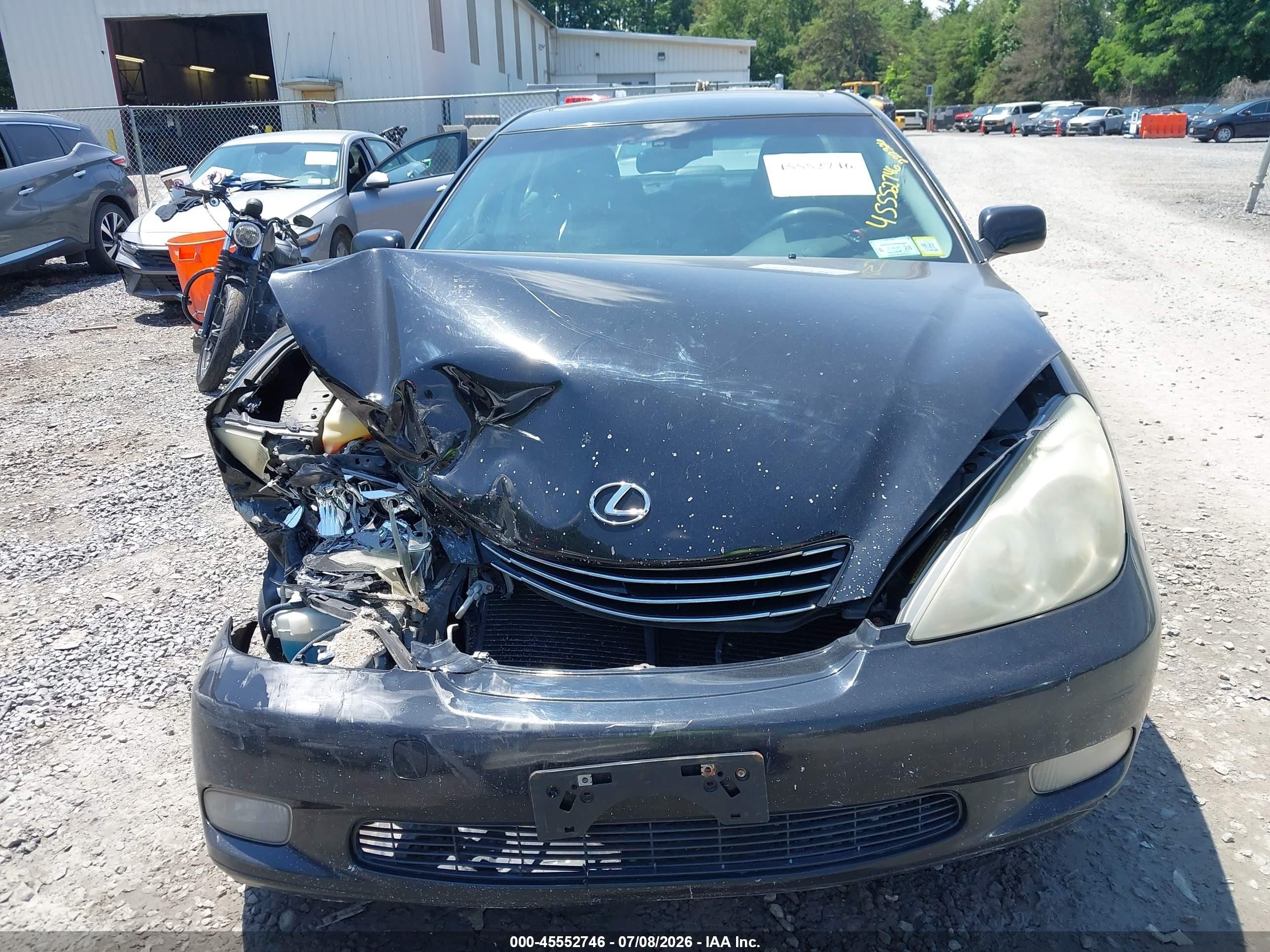 2004 Lexus Es 330   Black vin: JTHBA30G245055299