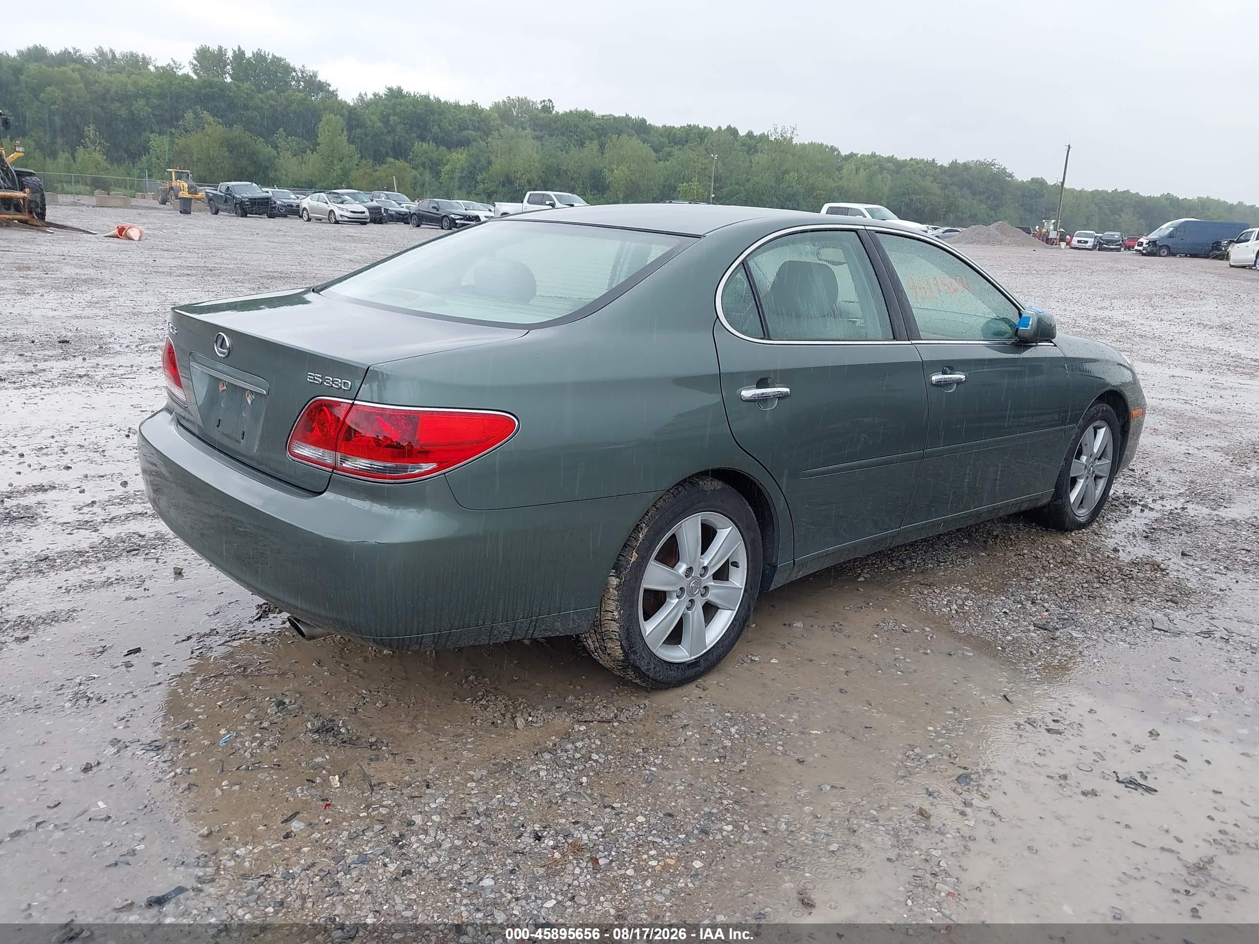 2005 Lexus Es 330   Green vin: JTHBA30G255077739