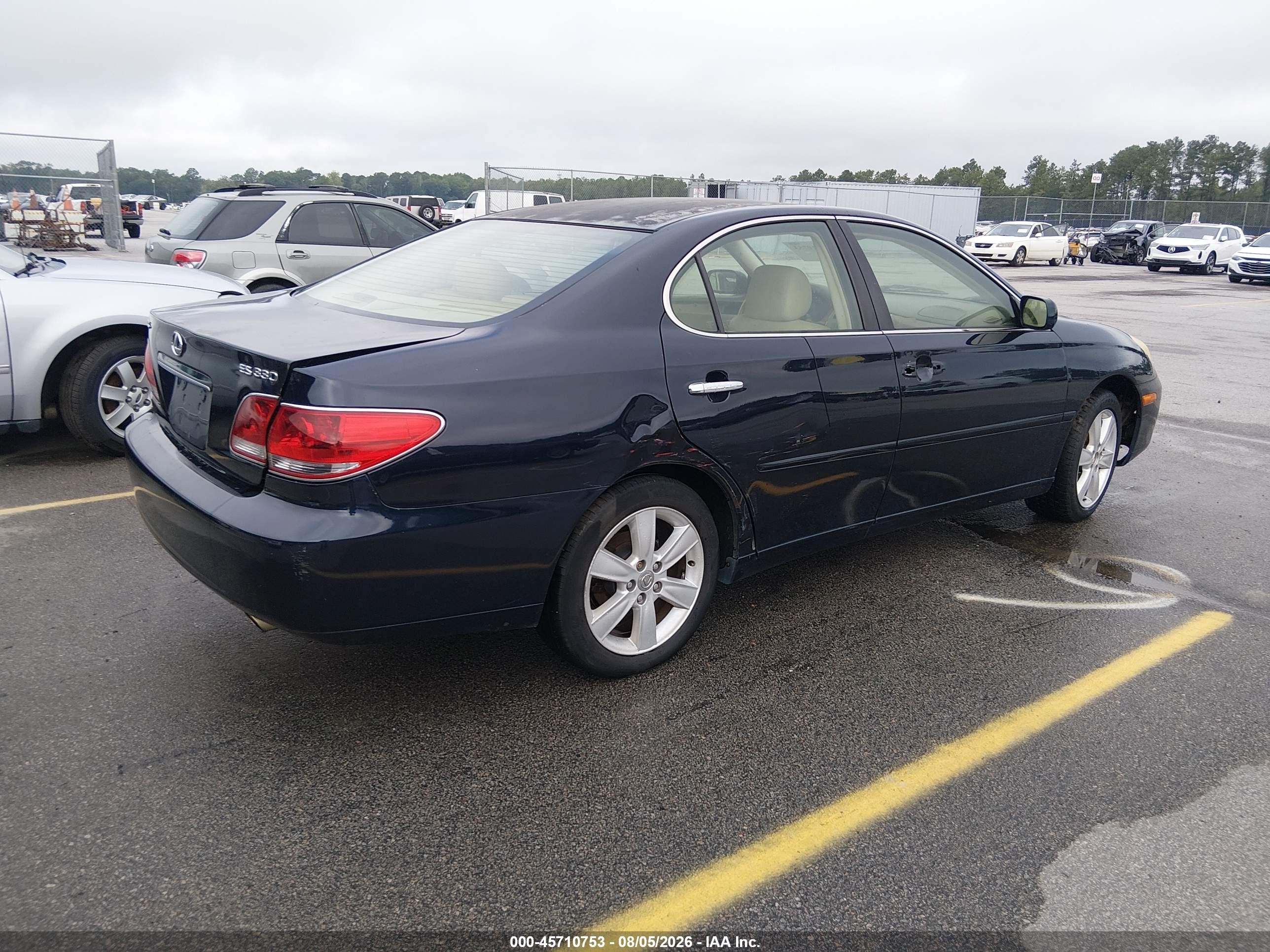 2005 Lexus Es 330   Dark Blue vin: JTHBA30G255106902