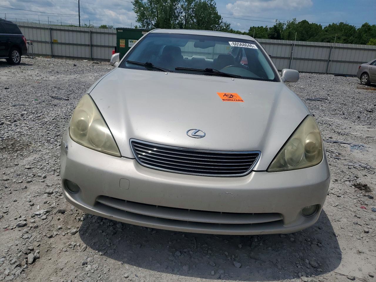 2005 Lexus Es 330 Beige vin: JTHBA30G255120637