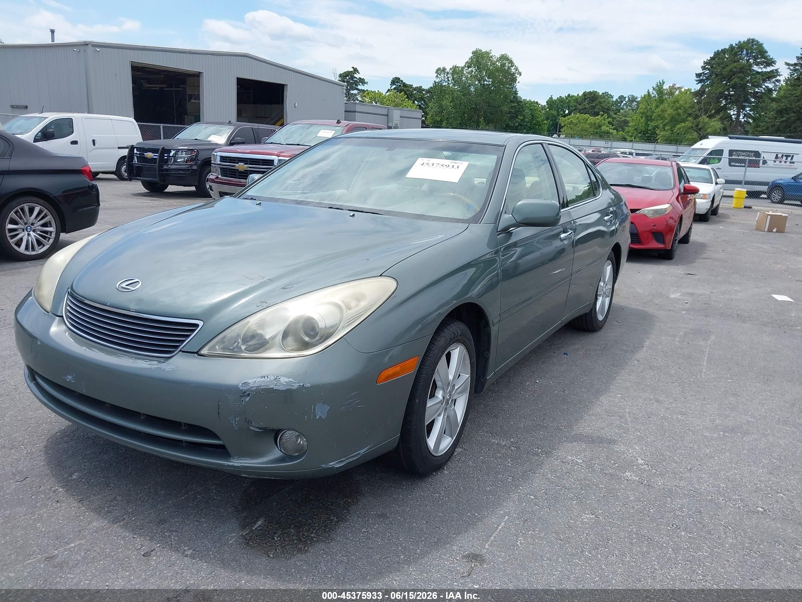 2005 Lexus Es 330 Green vin: JTHBA30G255130942