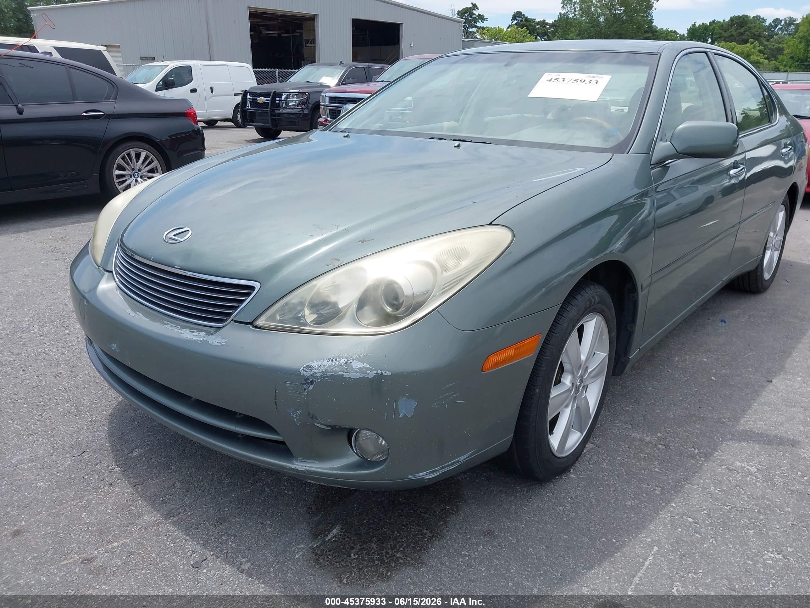 2005 Lexus Es 330 Green vin: JTHBA30G255130942