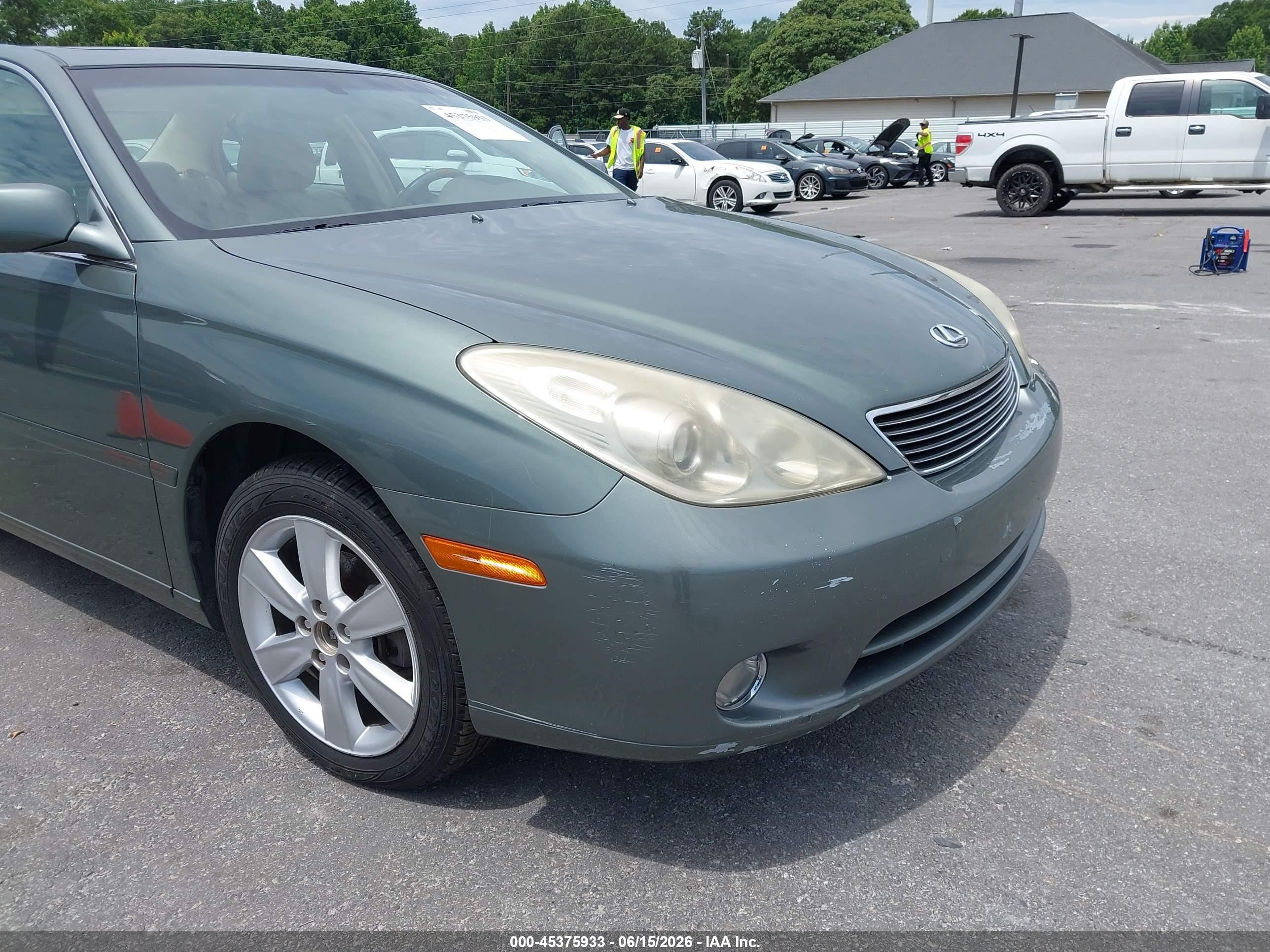 2005 Lexus Es 330 Green vin: JTHBA30G255130942