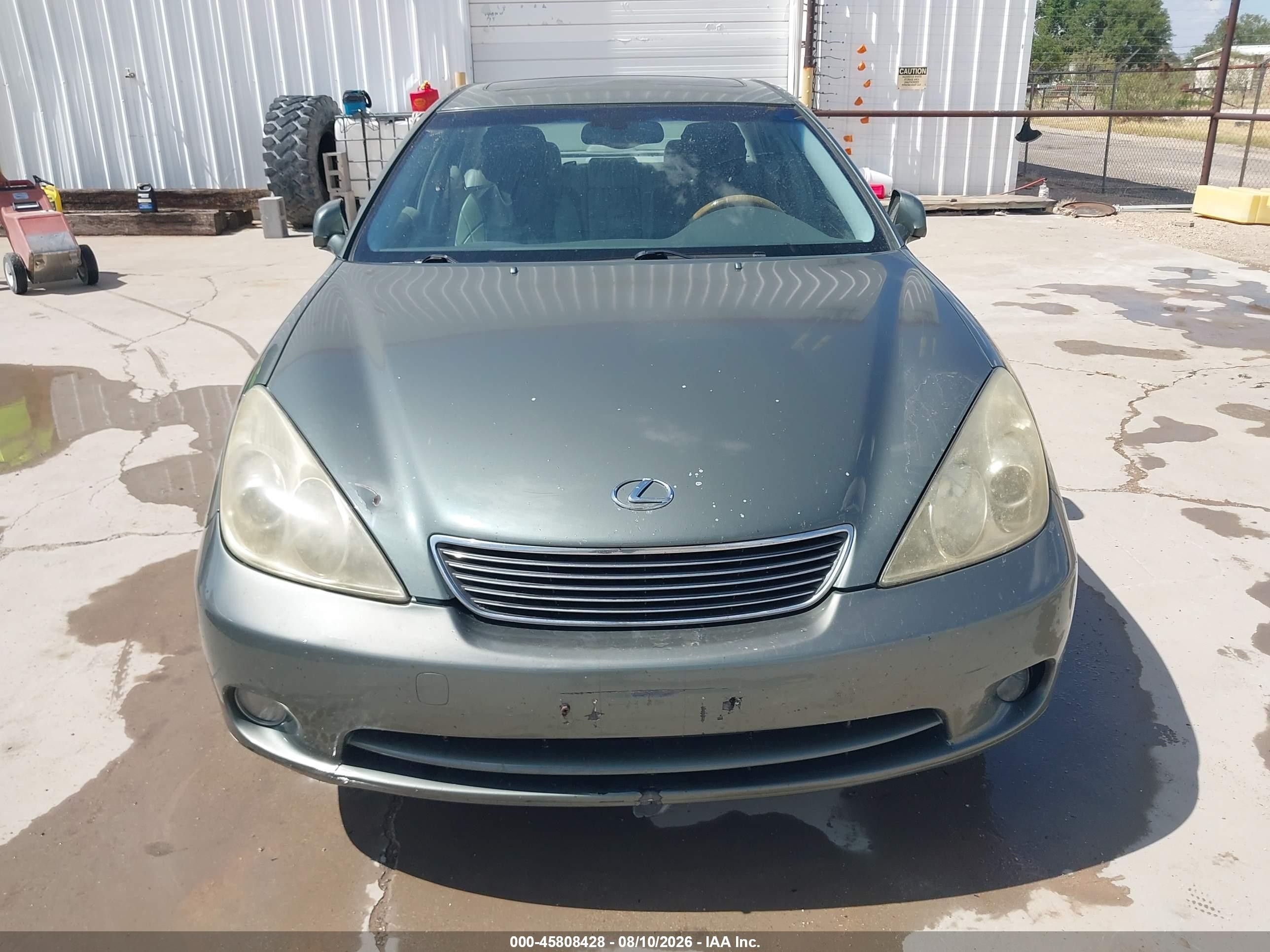 2005 Lexus Es 330   Green vin: JTHBA30G255134733