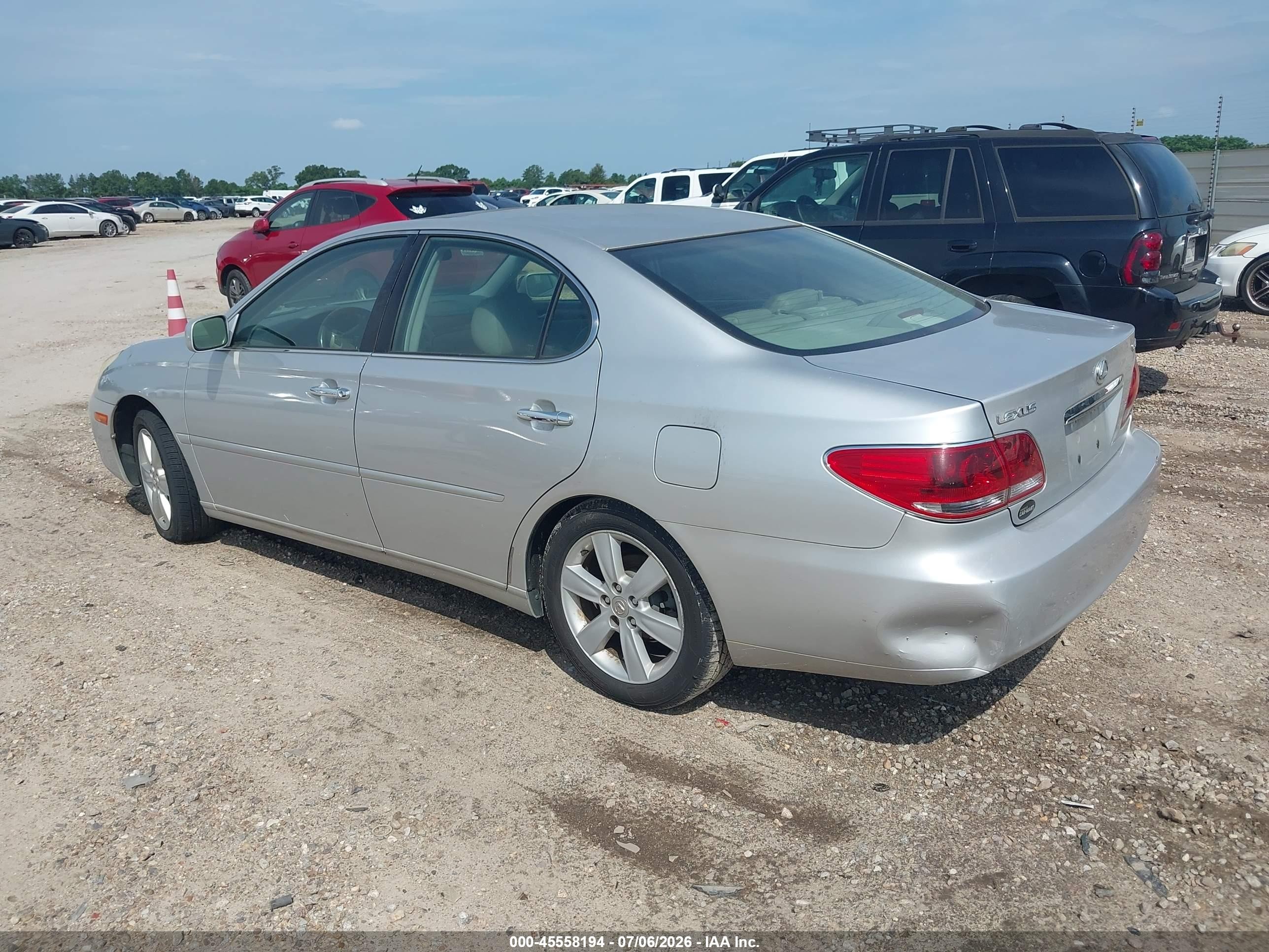 2005 Lexus Es 330   Серебряный vin: JTHBA30G255137065
