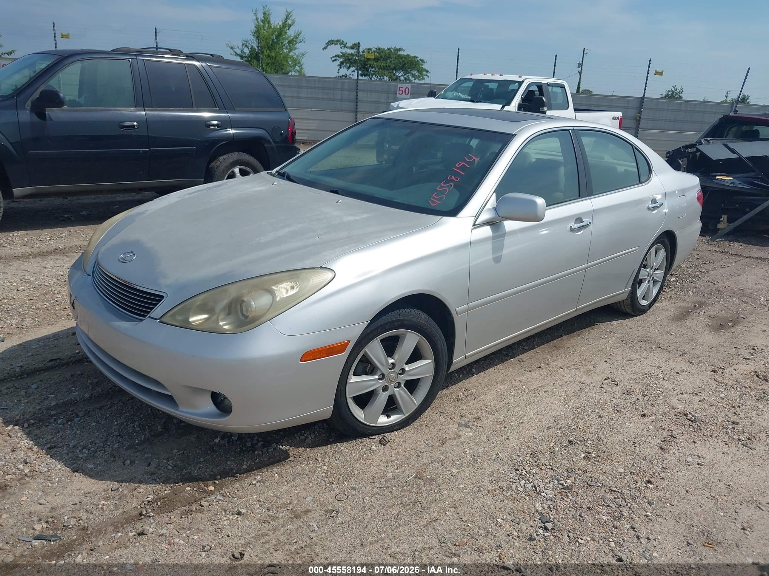 2005 Lexus Es 330   Серебряный vin: JTHBA30G255137065