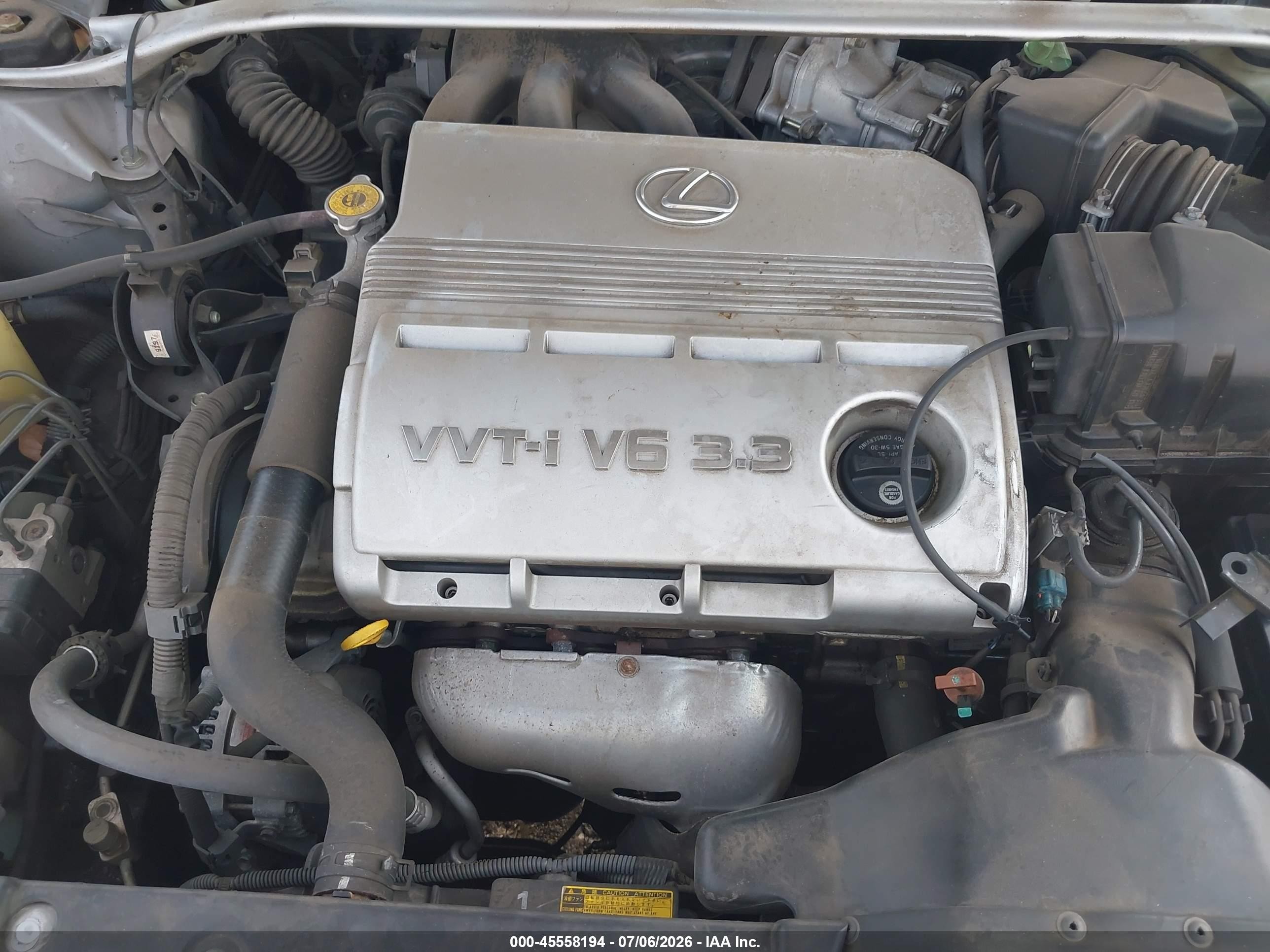 2005 Lexus Es 330   Серебряный vin: JTHBA30G255137065