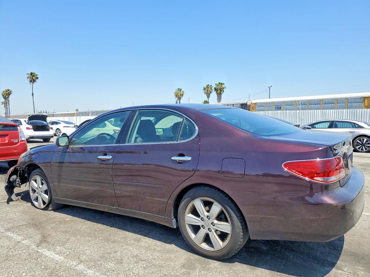 2005 Lexus Es 330 Burgundy vin: JTHBA30G255137177