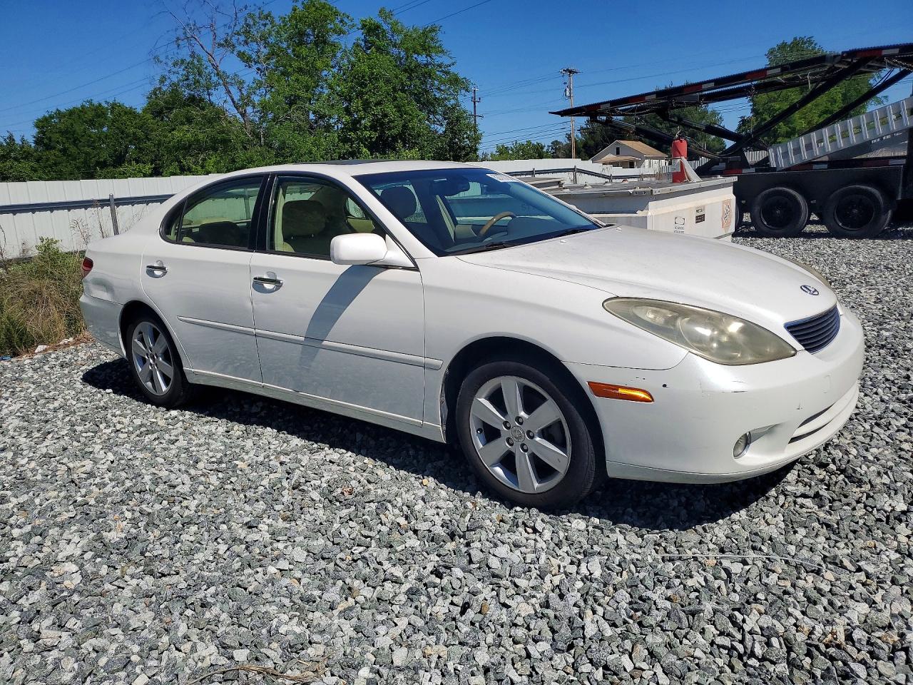 2005 Lexus Es 330 Белый vin: JTHBA30G255137664