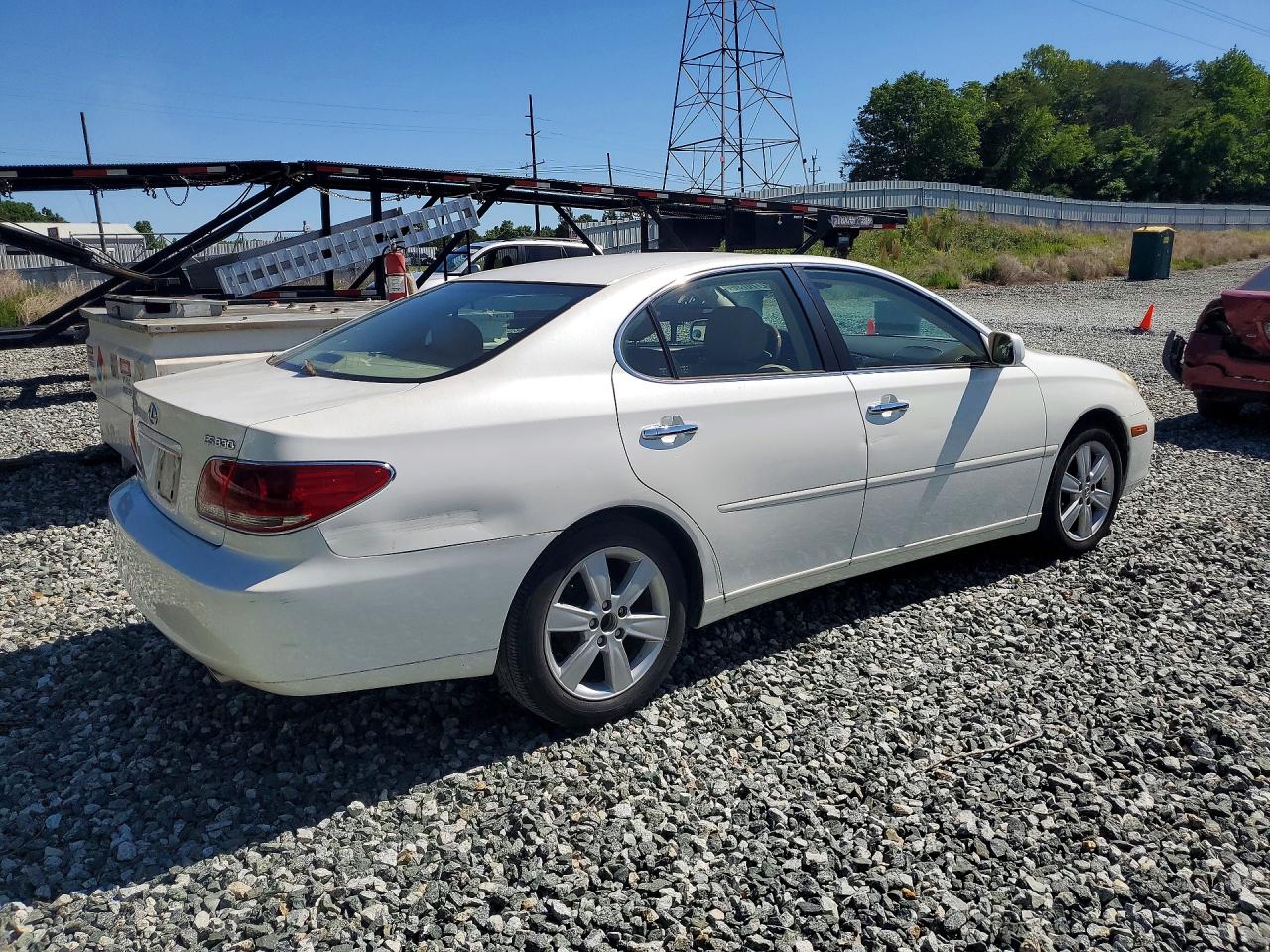 2005 Lexus Es 330 Белый vin: JTHBA30G255137664