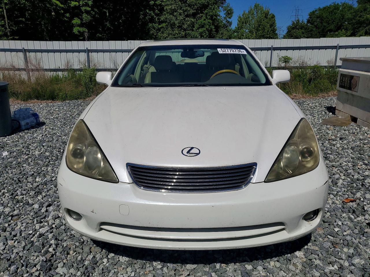 2005 Lexus Es 330 Белый vin: JTHBA30G255137664