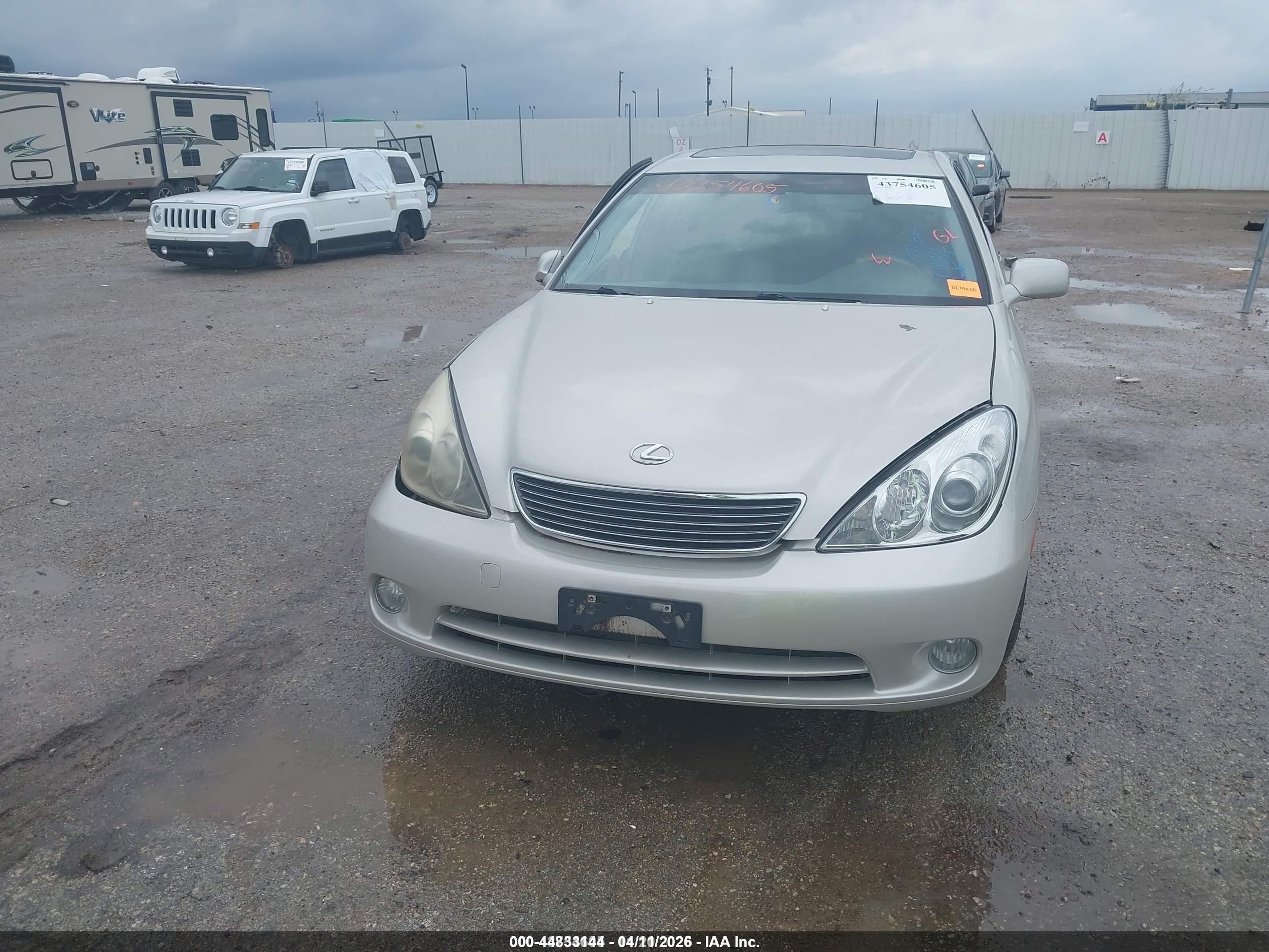 2006 Lexus Es 330 Silver vin: JTHBA30G265147127