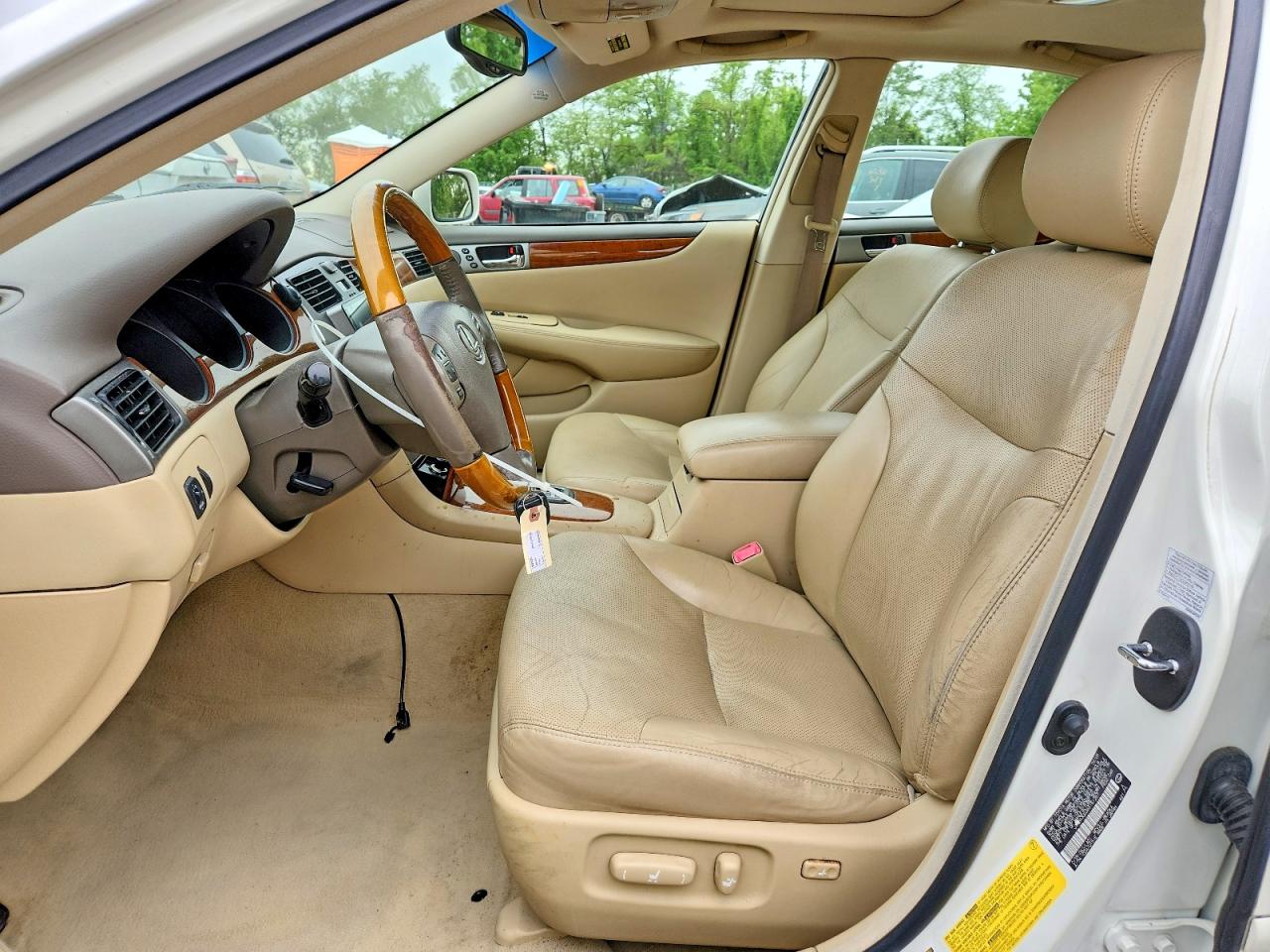 2006 Lexus Es 330 White vin: JTHBA30G265151257