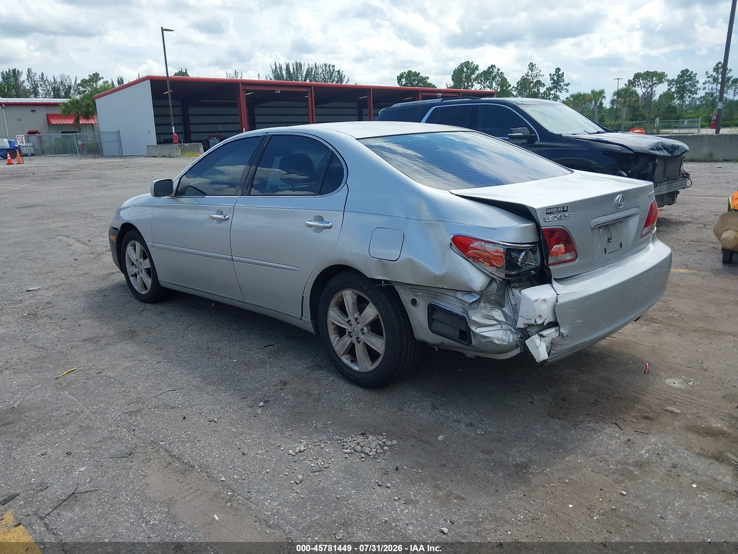 2006 Lexus Es 330   Silver vin: JTHBA30G265154028