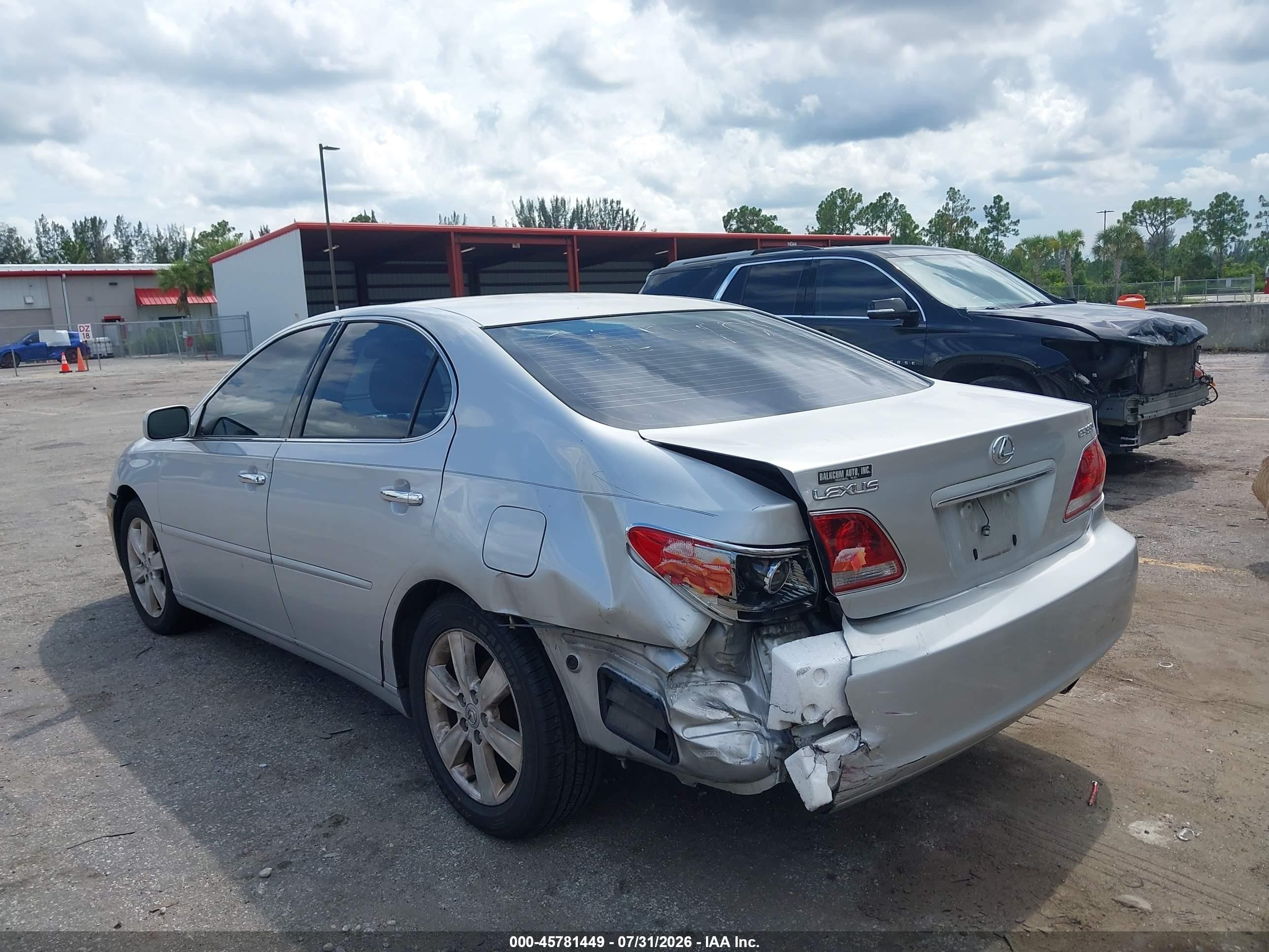 2006 Lexus Es 330   Silver vin: JTHBA30G265154028
