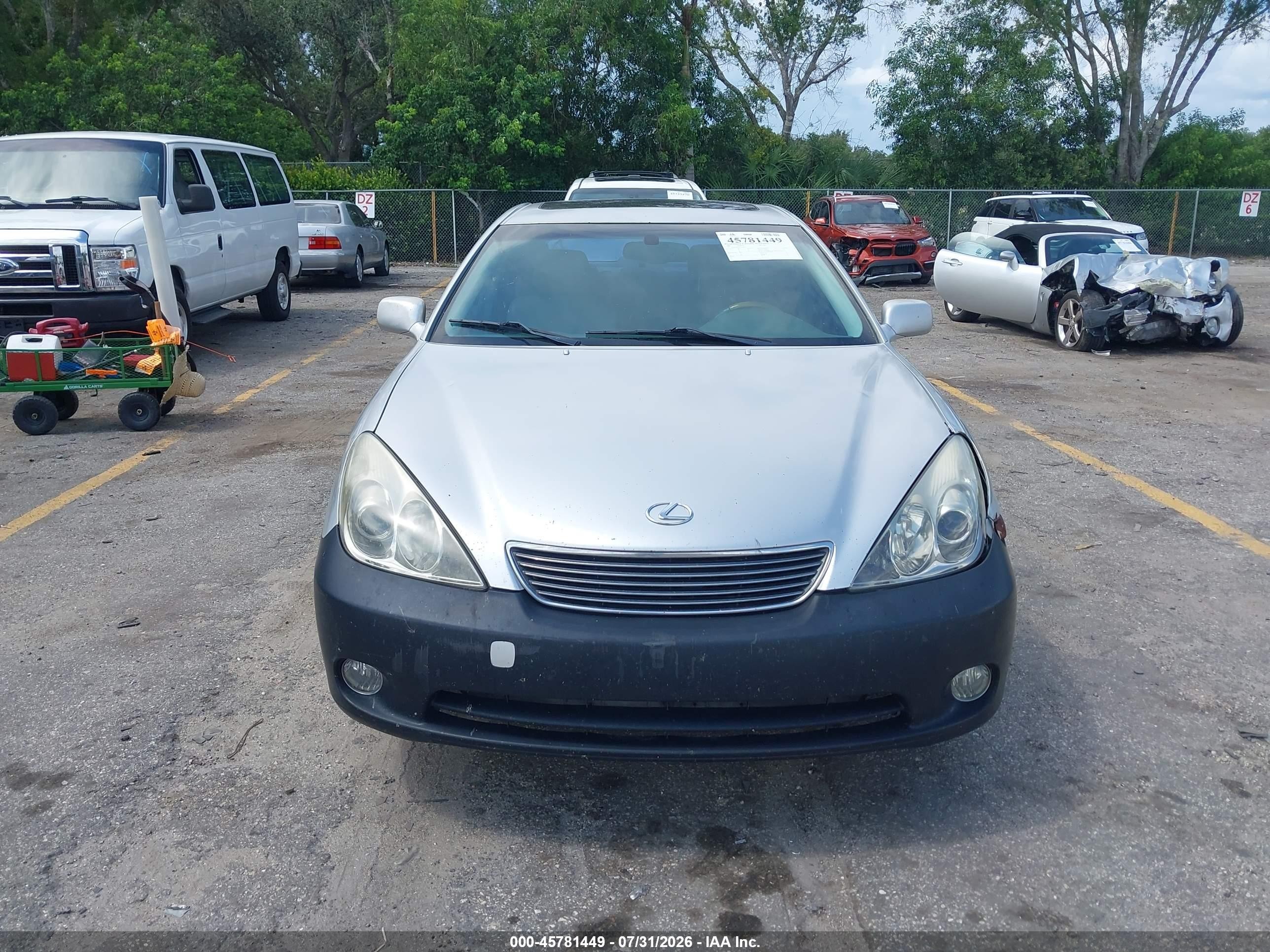 2006 Lexus Es 330   Silver vin: JTHBA30G265154028