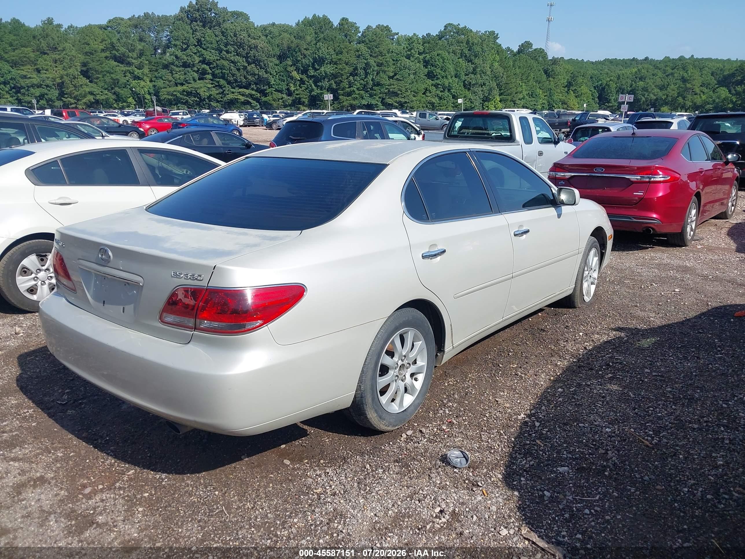2006 Lexus Es 330   Gray vin: JTHBA30G265166535