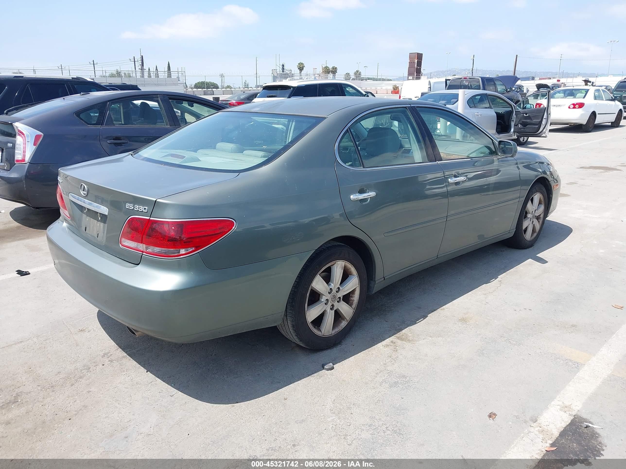 2006 Lexus Es 330   Green vin: JTHBA30G265167183