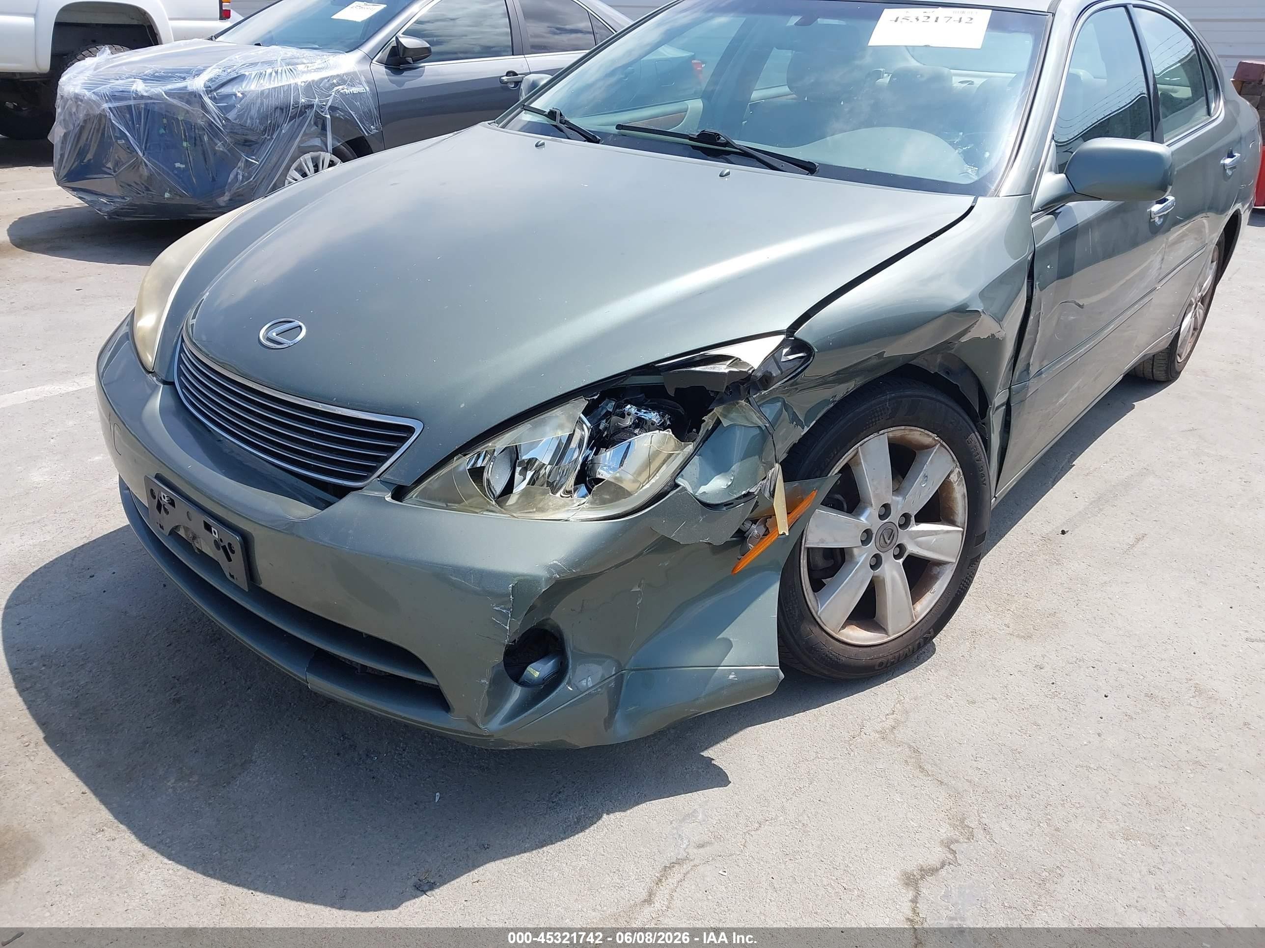2006 Lexus Es 330   Green vin: JTHBA30G265167183