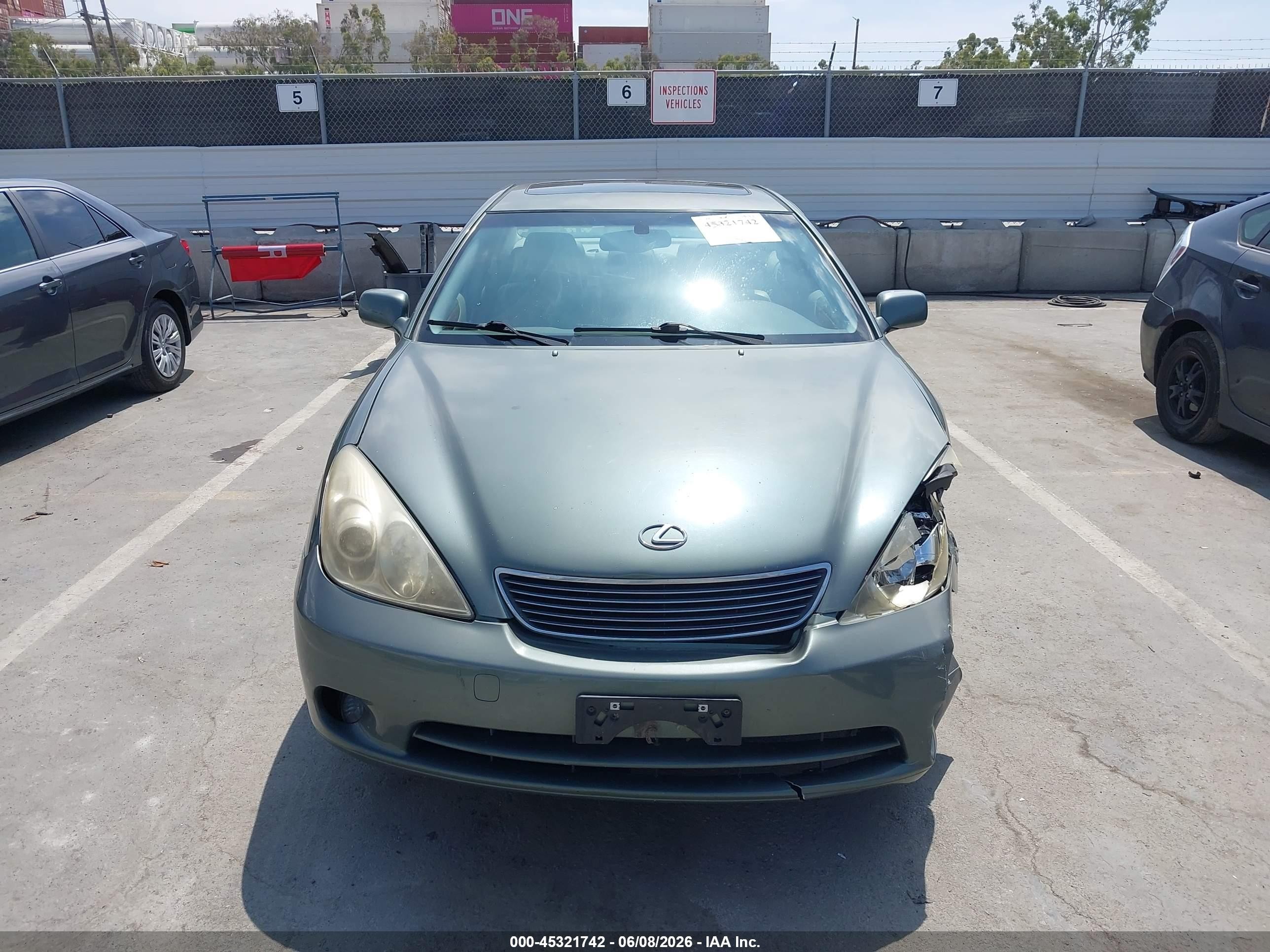 2006 Lexus Es 330   Green vin: JTHBA30G265167183