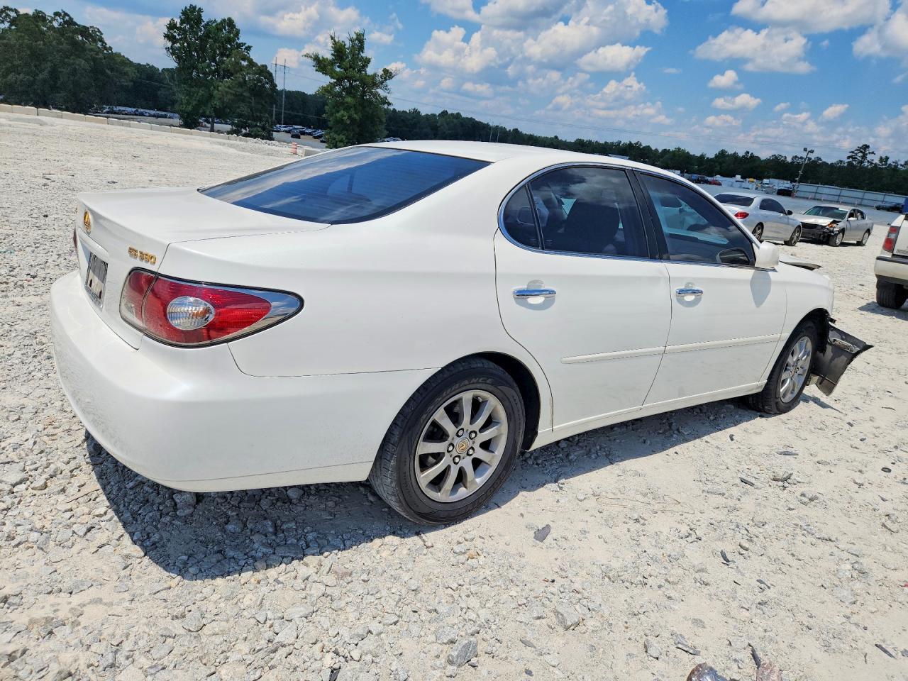 2004 Lexus Es 330 White vin: JTHBA30G340023409