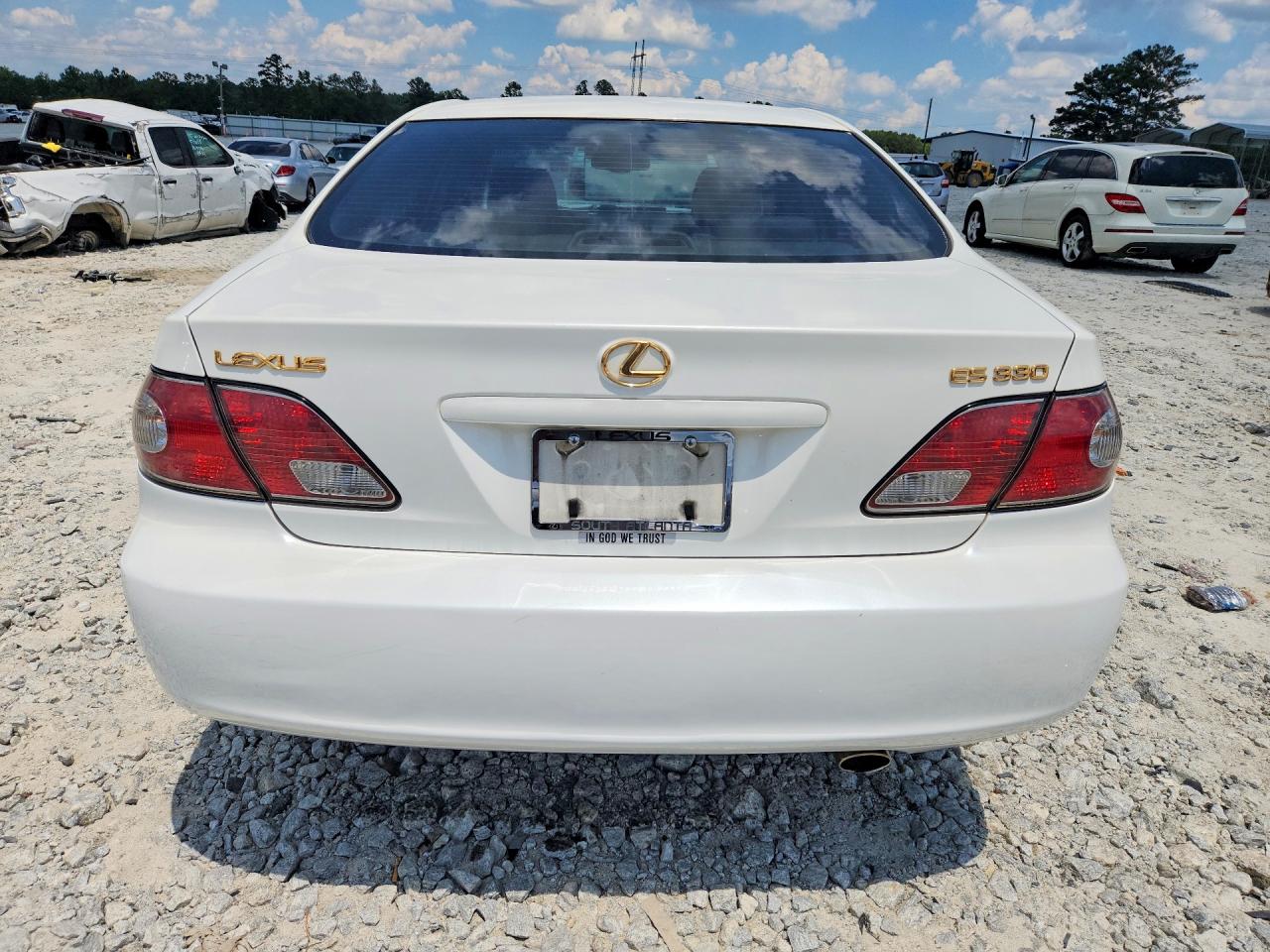 2004 Lexus Es 330 White vin: JTHBA30G340023409