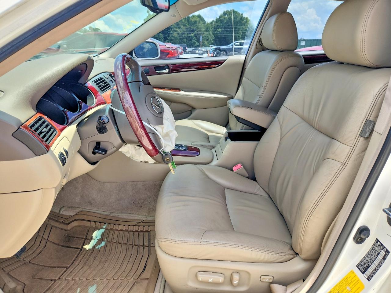 2004 Lexus Es 330 White vin: JTHBA30G340023409