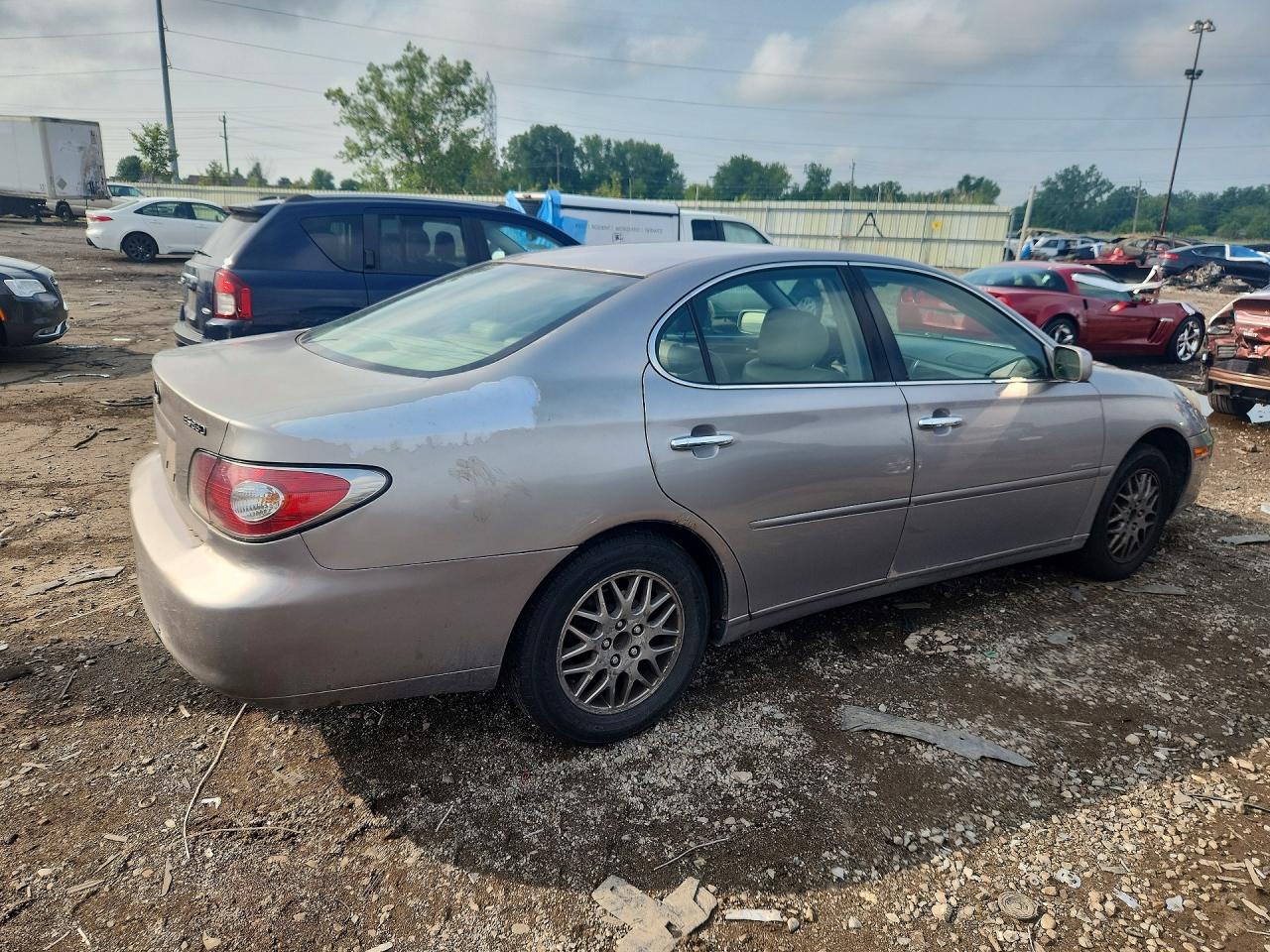 2004 Lexus Es 330 Серебряный vin: JTHBA30G345031920