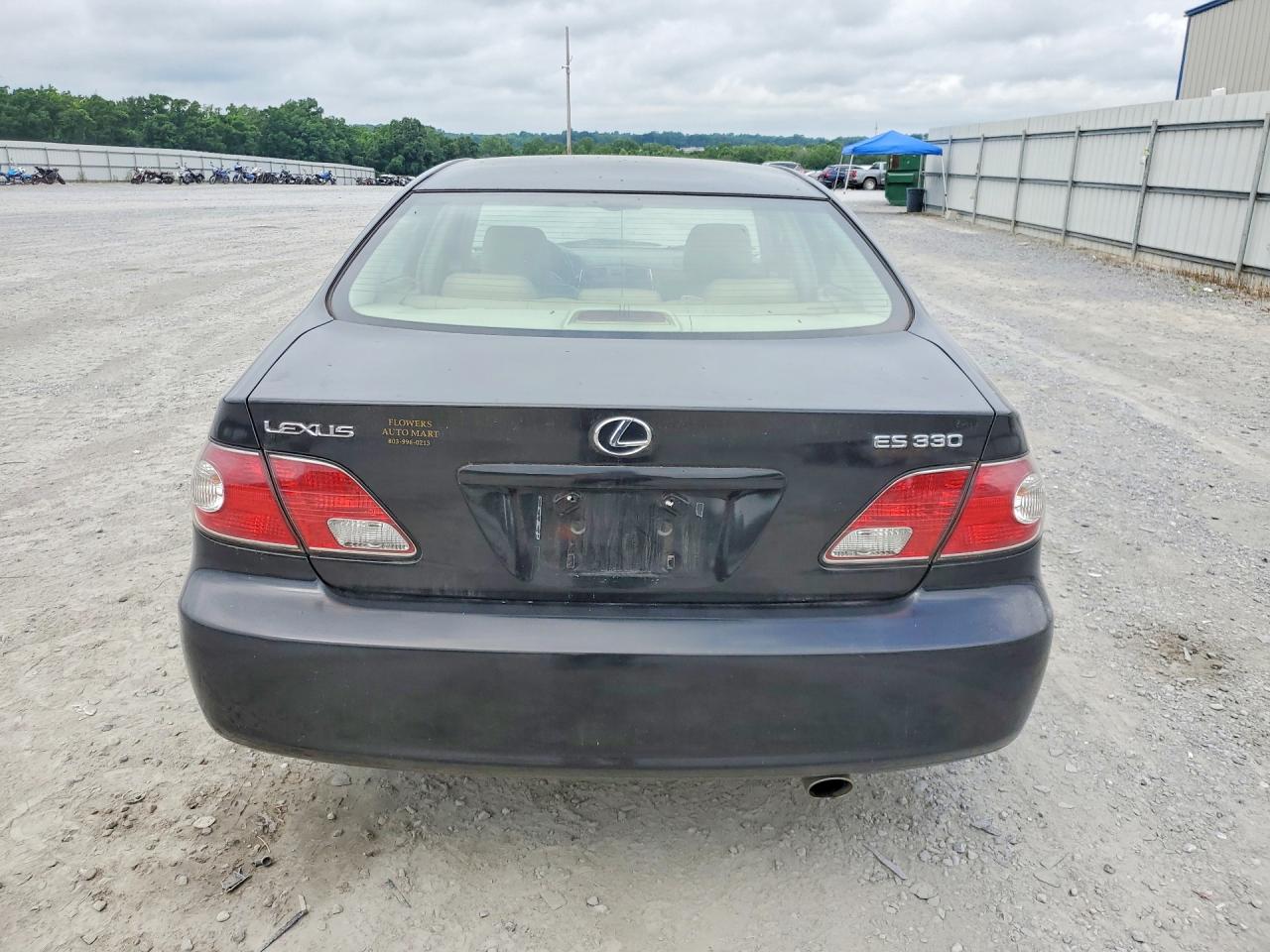 2004 Lexus Es 330 Black vin: JTHBA30G345037622