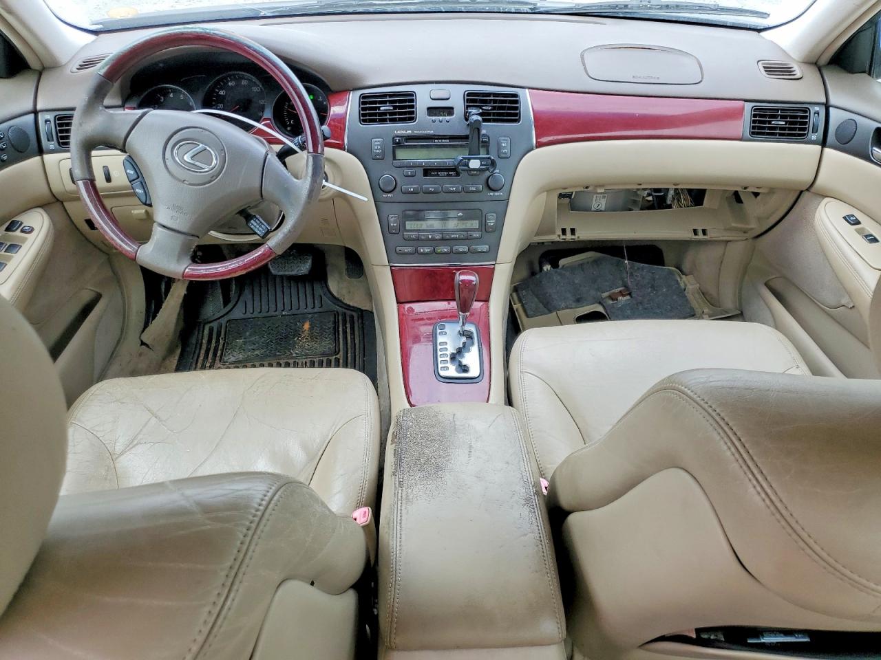 2004 Lexus Es 330 Black vin: JTHBA30G345037622