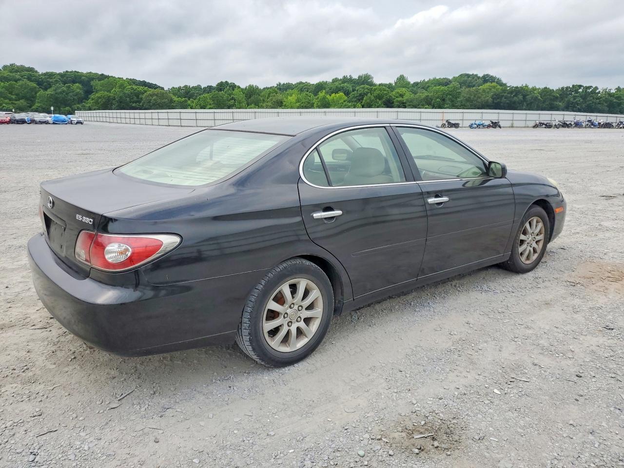 2004 Lexus Es 330 Black vin: JTHBA30G345037622